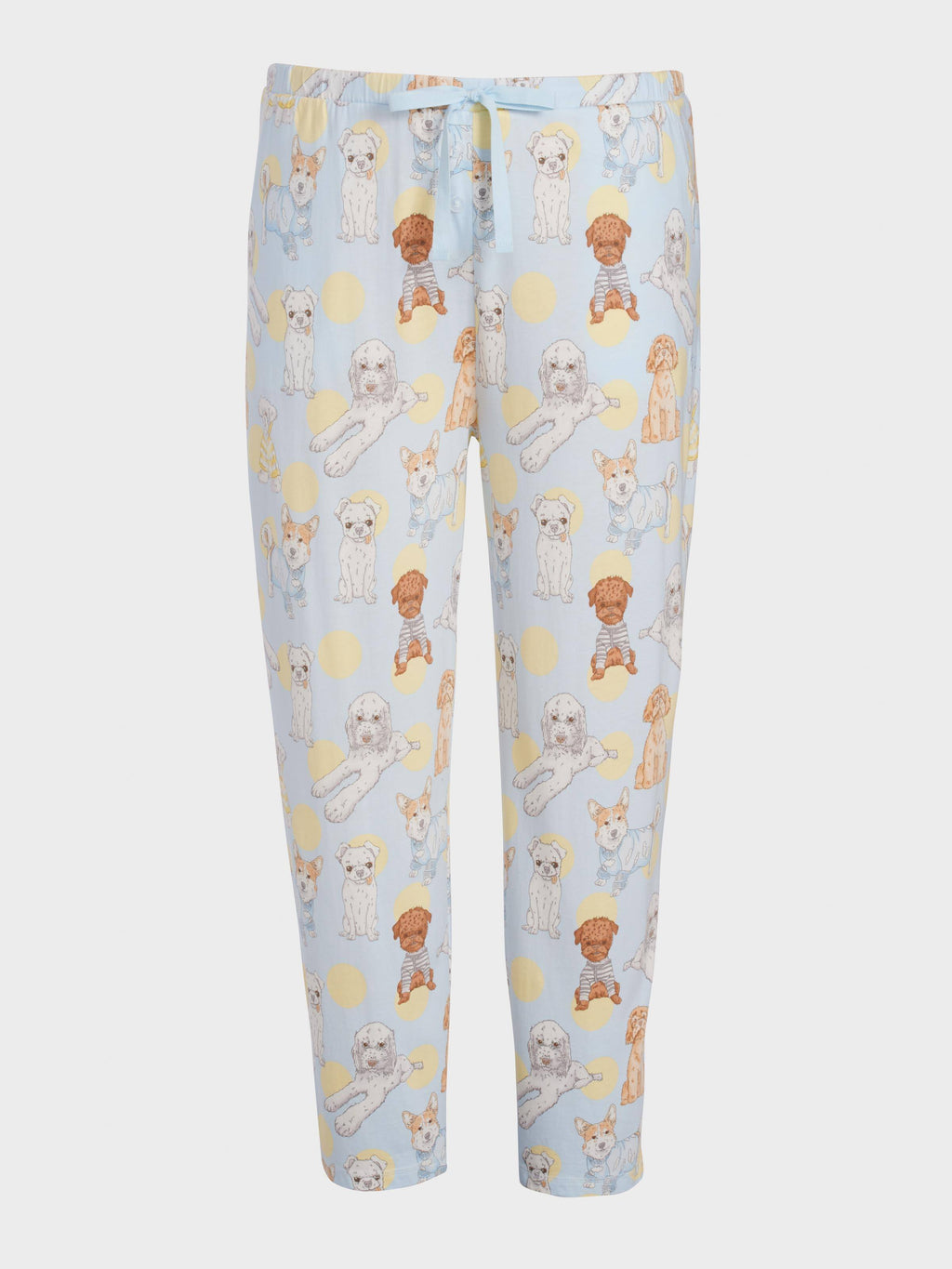 P.A. Plus Cute Dogs Straight Leg Pj Pant