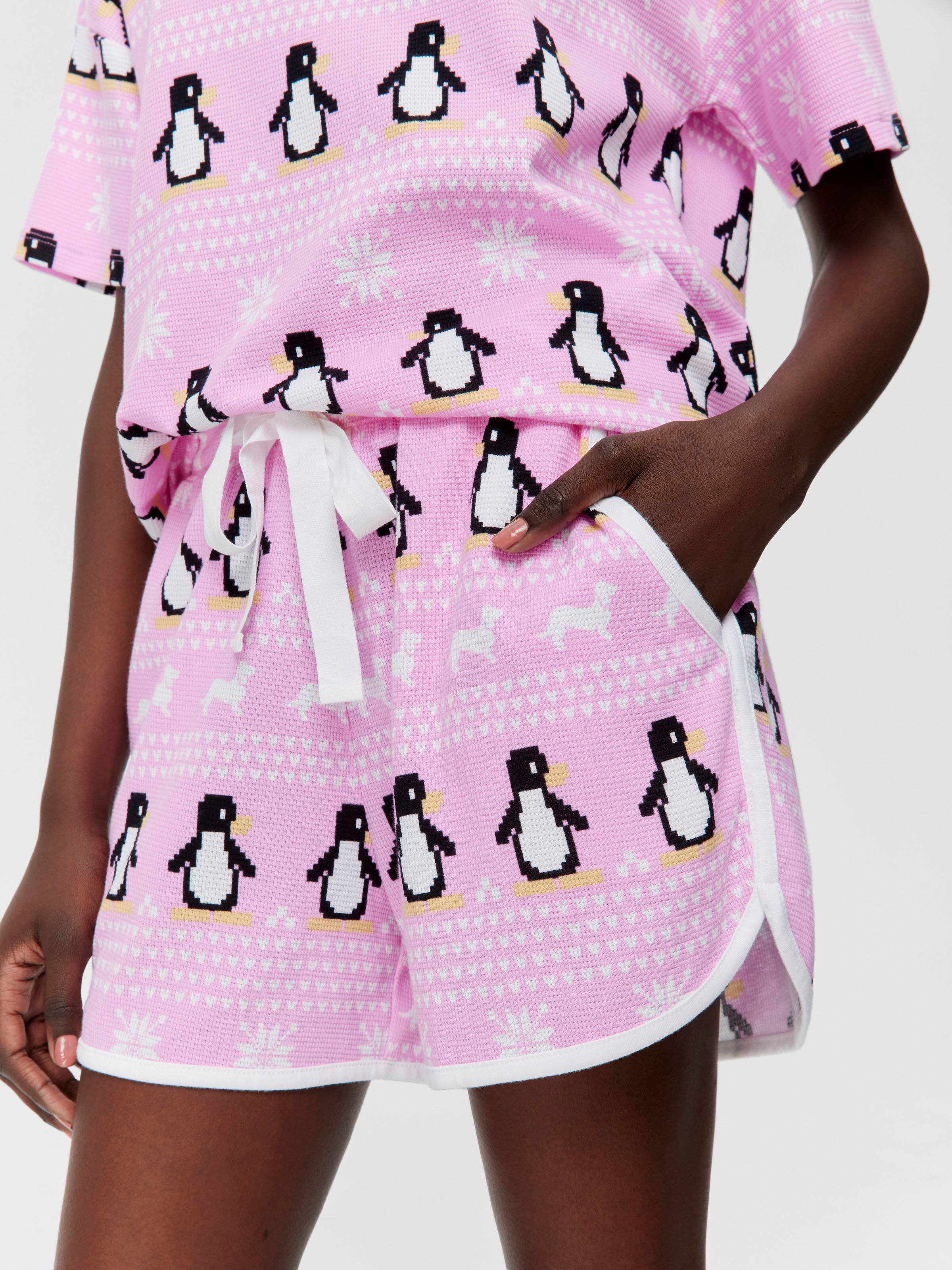 Penguin Waffle Mid Short