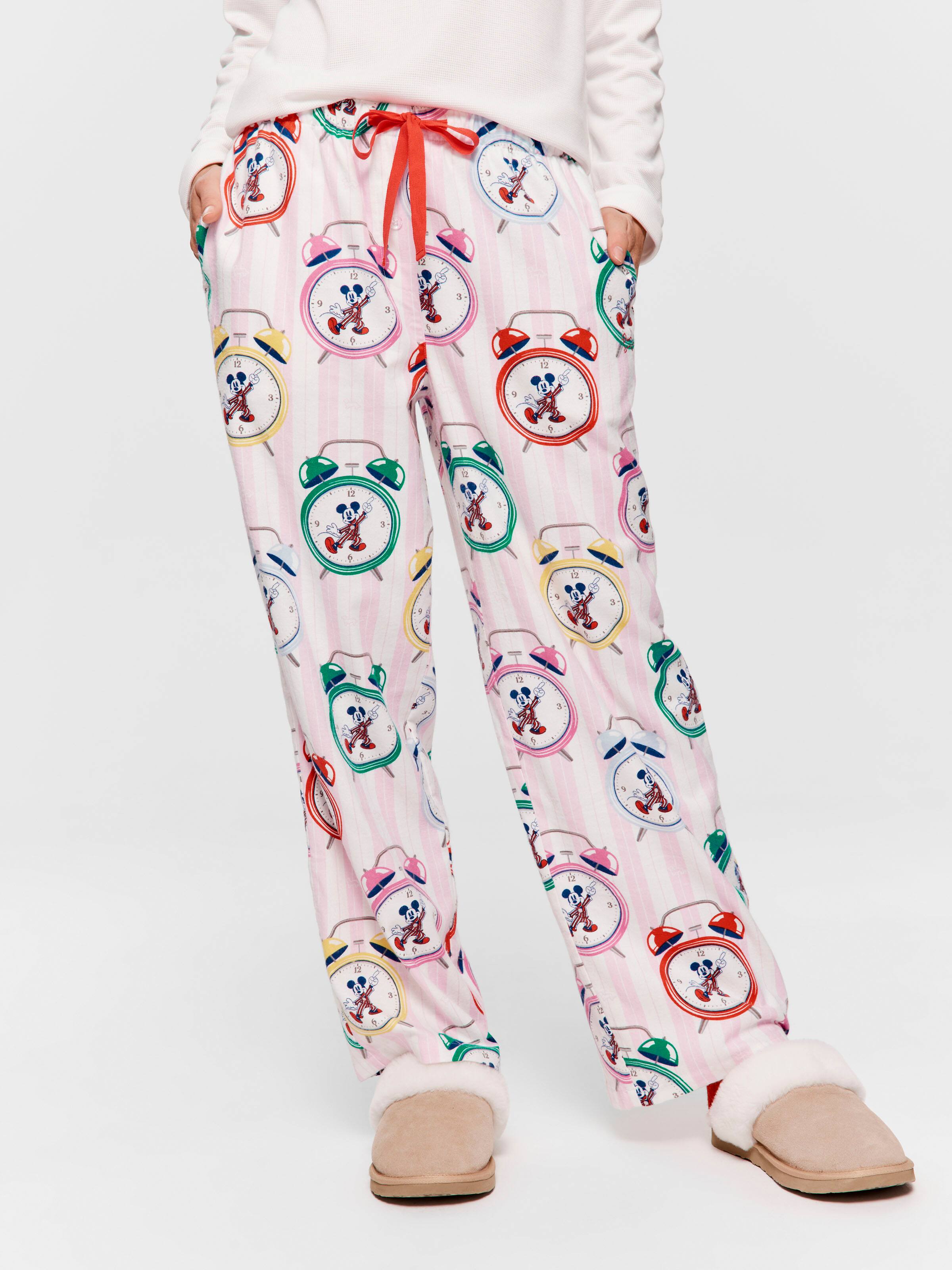 Clocks Bamboo Flannelette Classic Pj Pant
