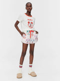 Clocks 100% Cotton Mid Short