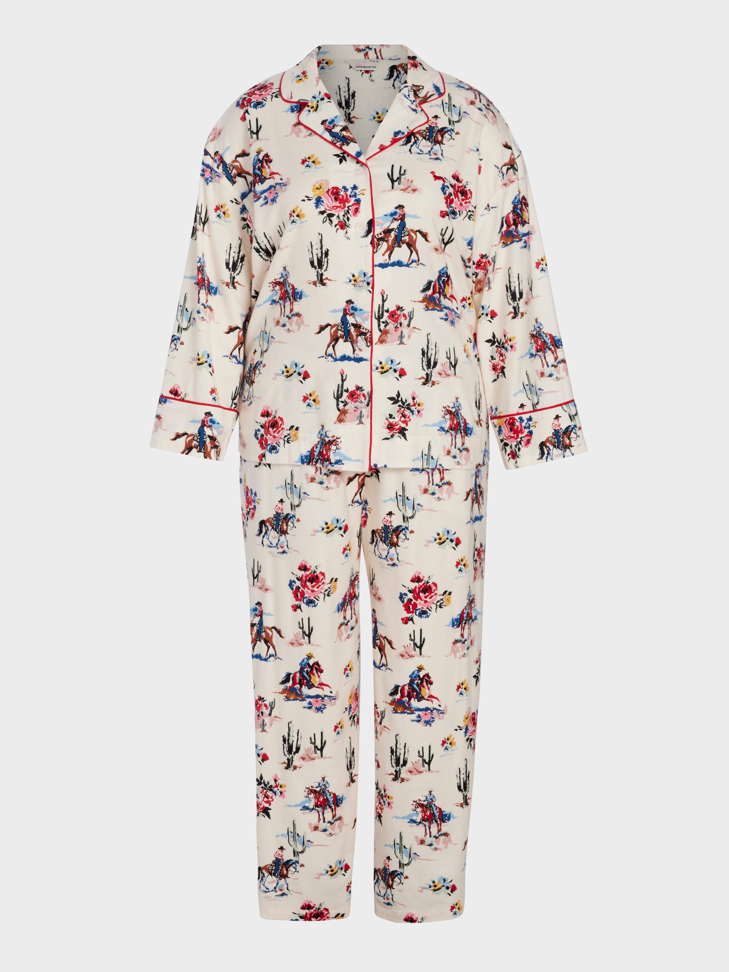 P.A. Plus Cowboy Bamboo Flannelette Classic Pj Set