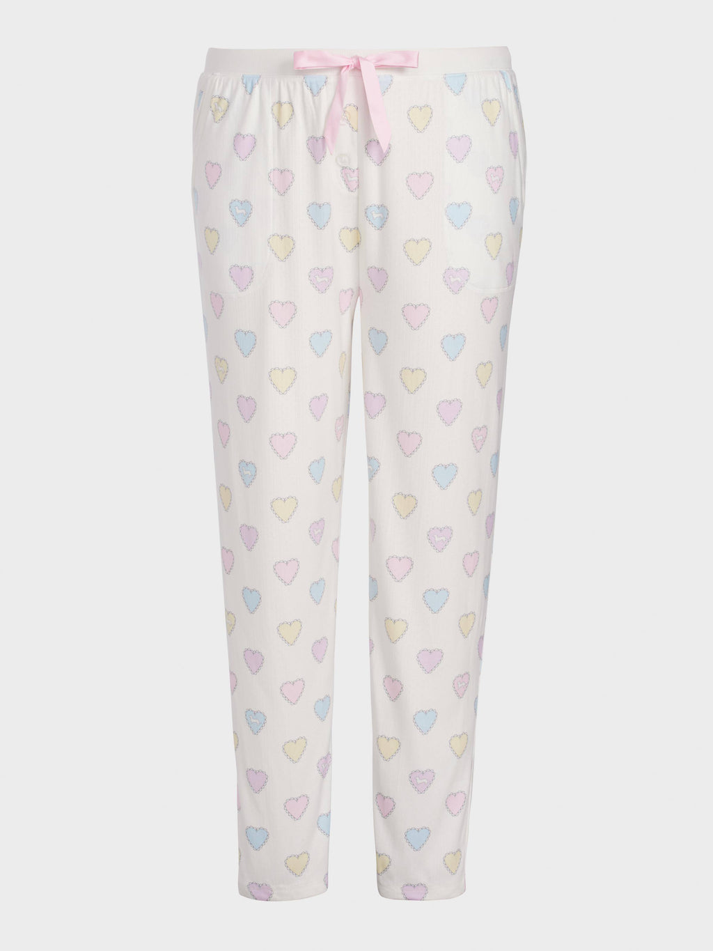 P.A. Plus Pointelle Heart Tapered Pj Pant