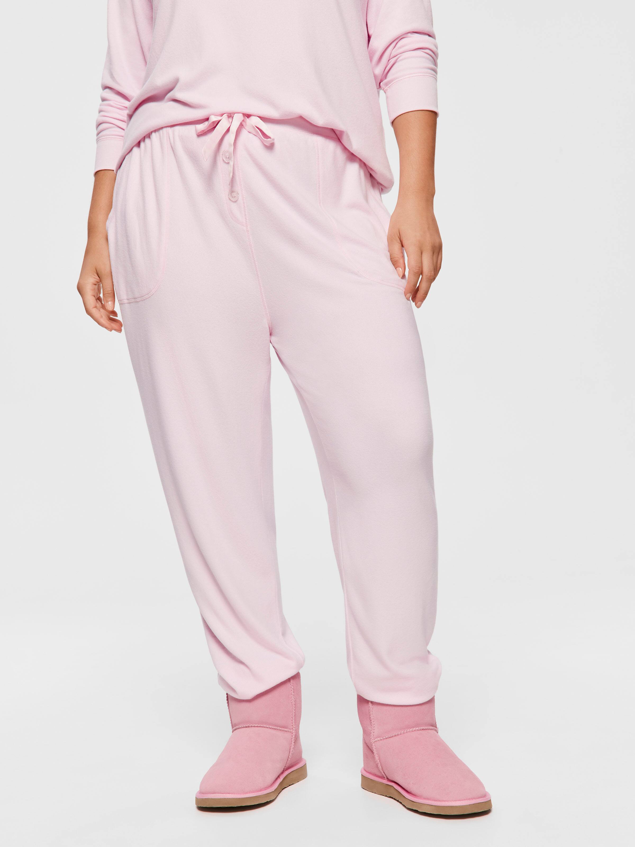 P.A. Plus Pink Plush Easy Pj Pant