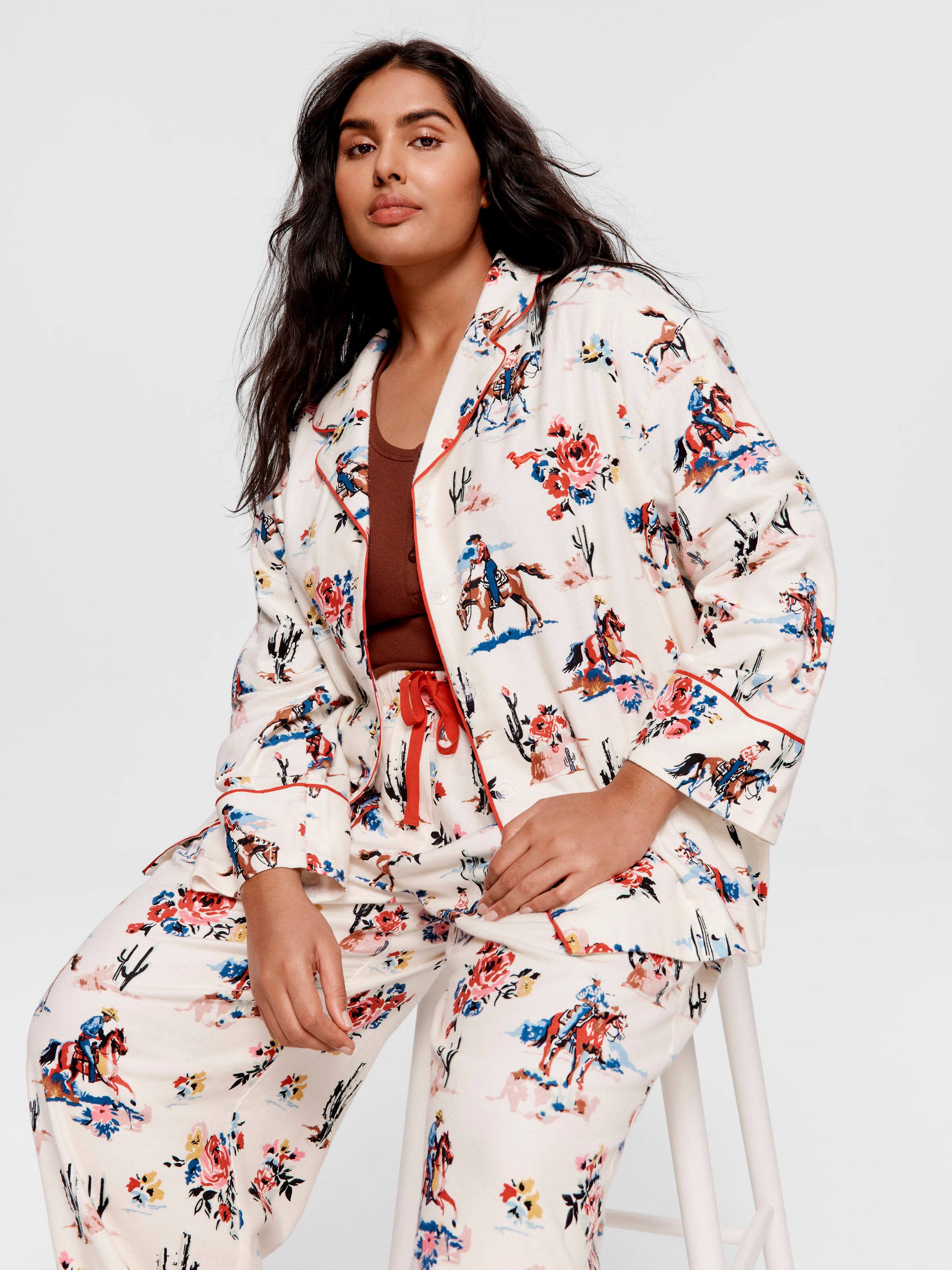 P.A. Plus Cowboy Bamboo Flannelette Classic Pj Set