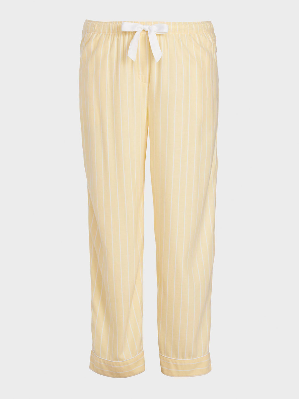 P.A. Plus Yellow Stripe Viscose Flannelette Classic Pj Pant