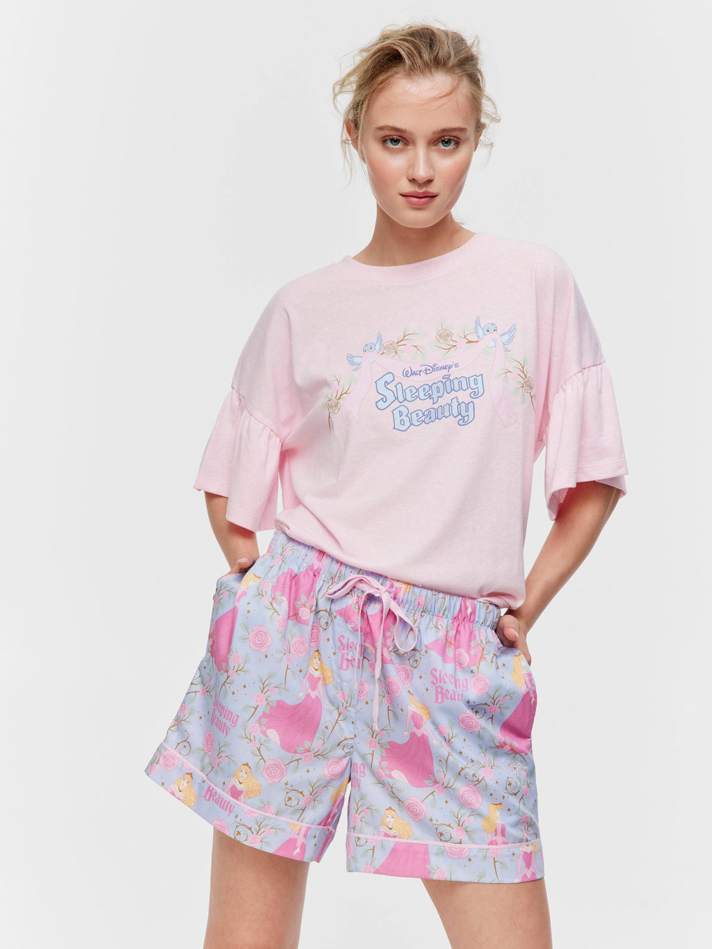 Sleeping Beauty 100% Cotton Mid Short