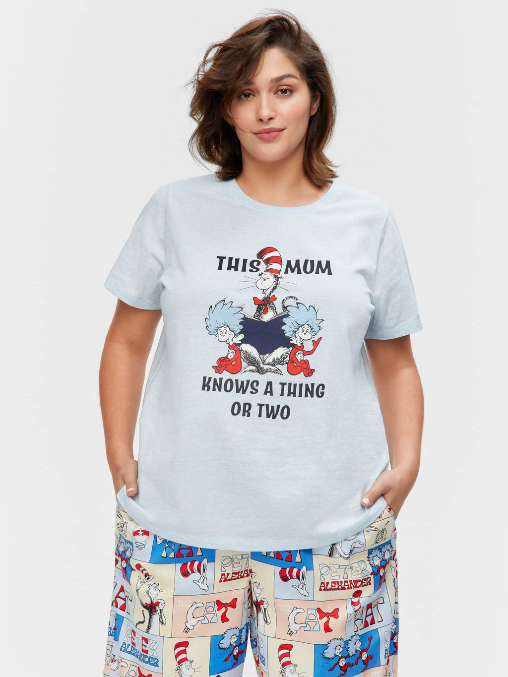 P.A. Plus Dr Seuss Mum Knows A Thing Or Two 100% Cotton Tee