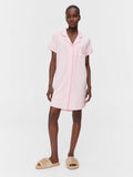 Super Soft Pink Bamboo Knit Short Sleeve Nightshirt