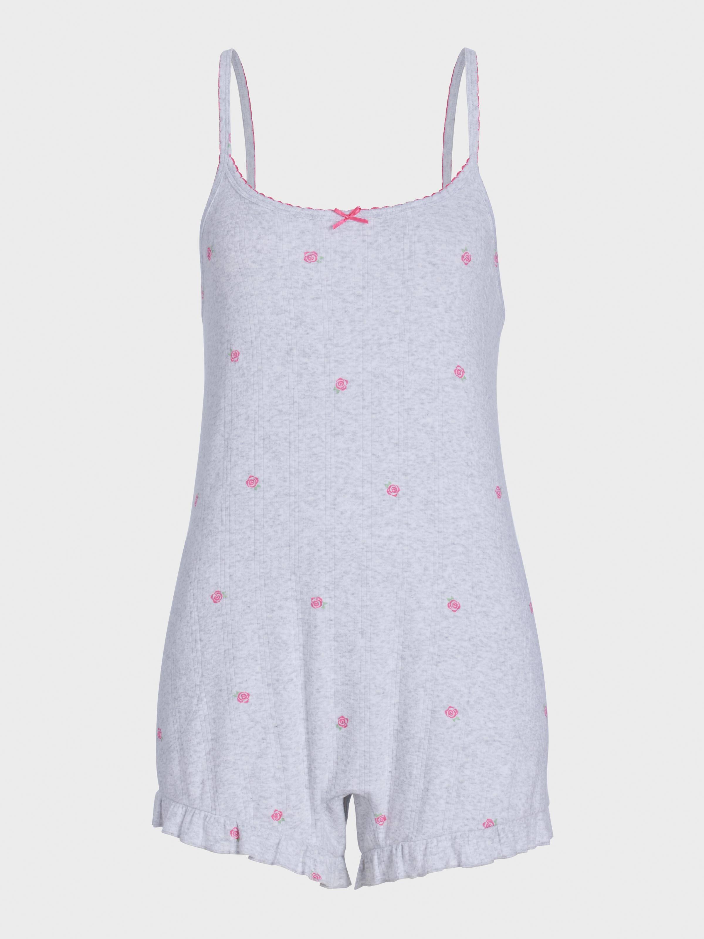 Pointelle Rose Onesie