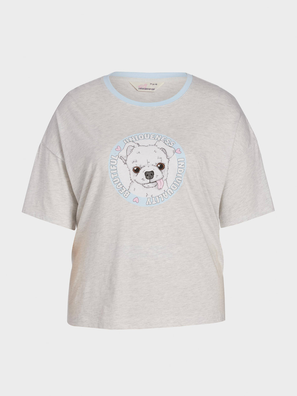 P.A. Plus Cute Dog Oversized Tee