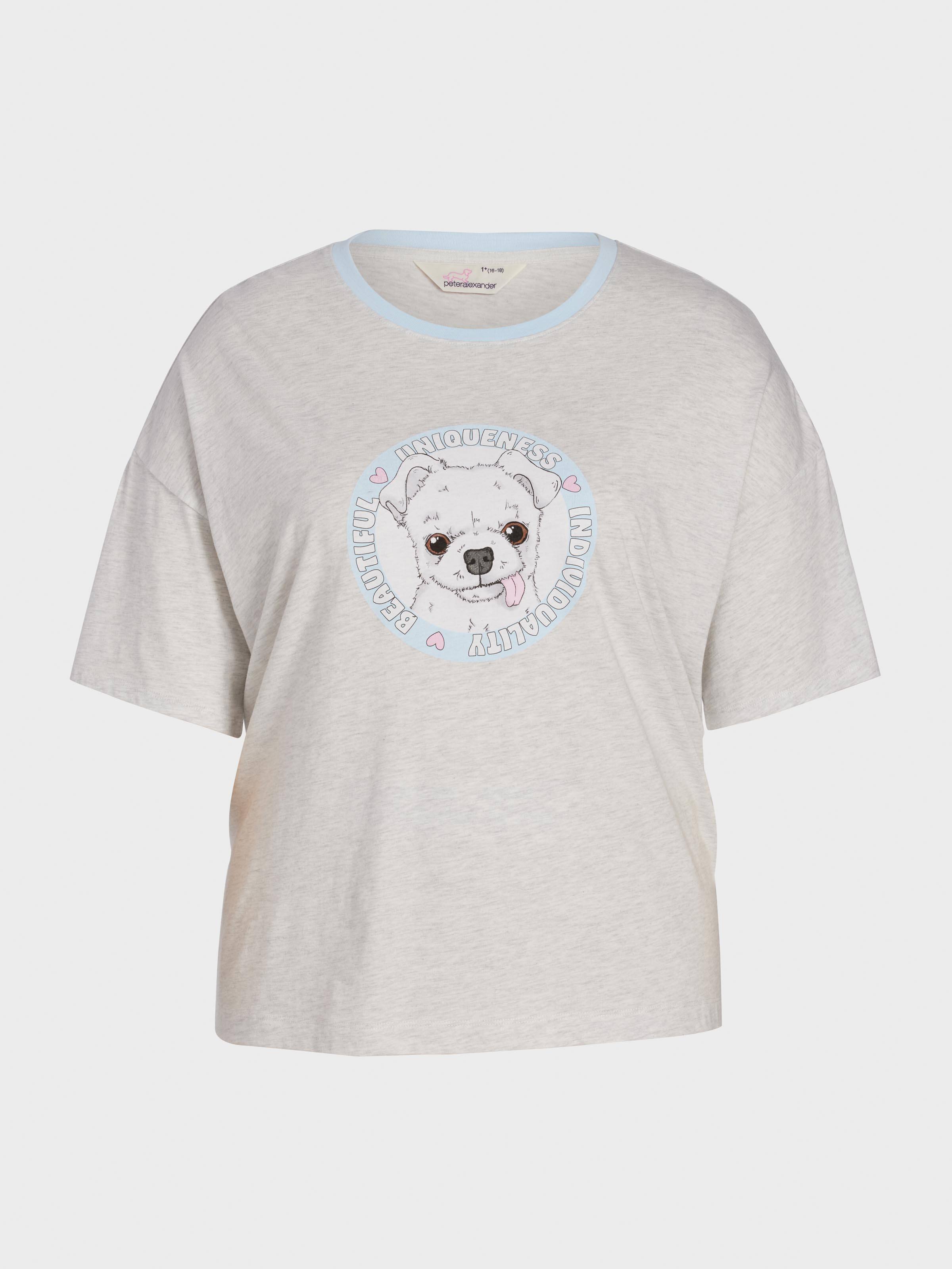 P.A. Plus Cute Dog Oversized Tee
