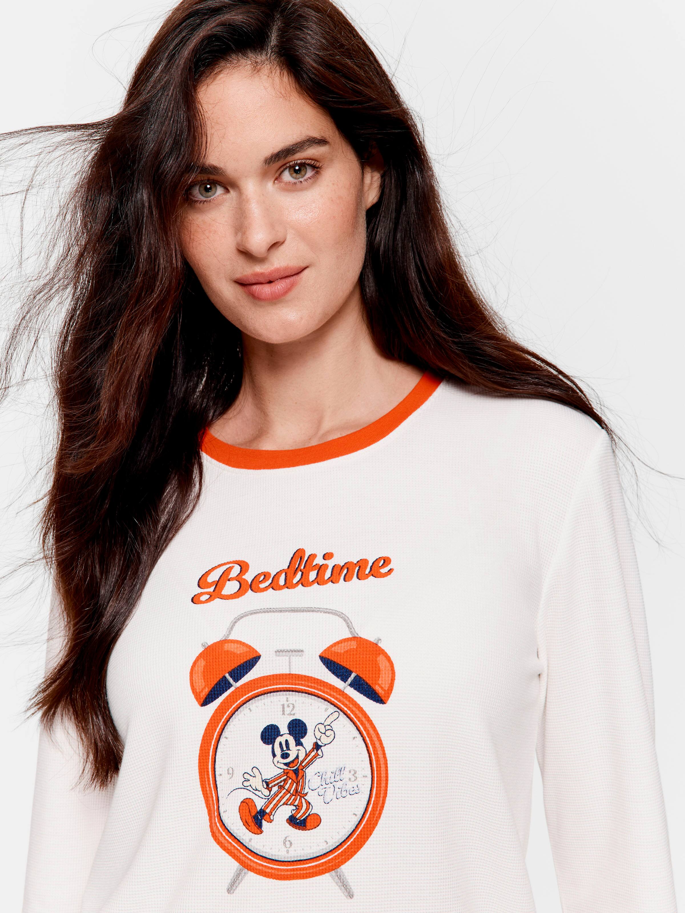 Wake Up  Waffle Long Sleeve Top