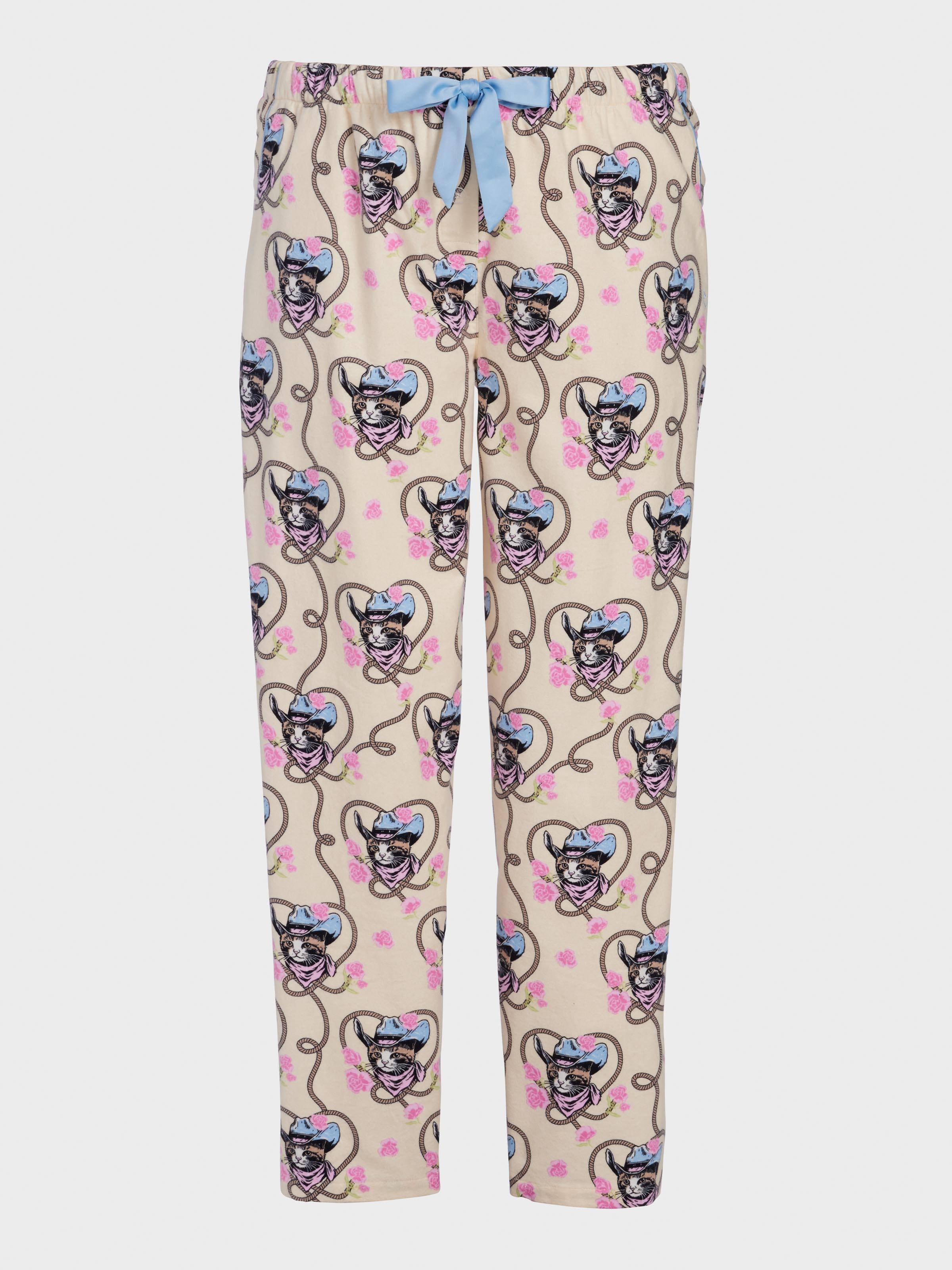 P.A. Plus Cowboy Kitty Flannelette Classic Pj Pant