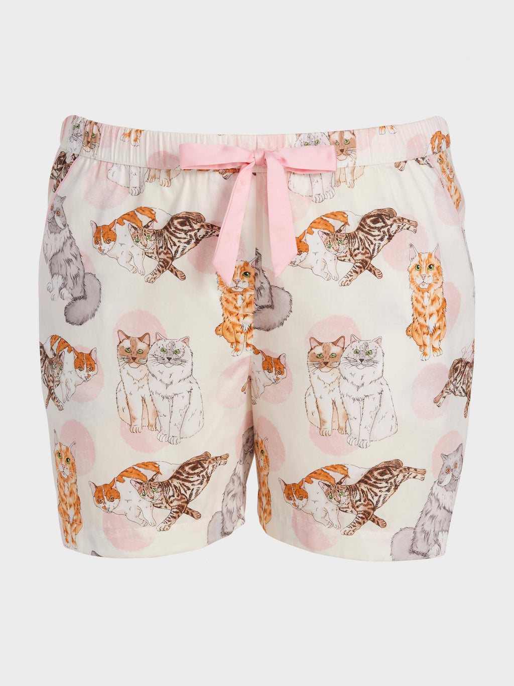 P.A. Plus Cats 100% Cotton Long Short