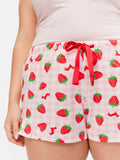P.A. Plus Strawberry Mini Flutter Short
