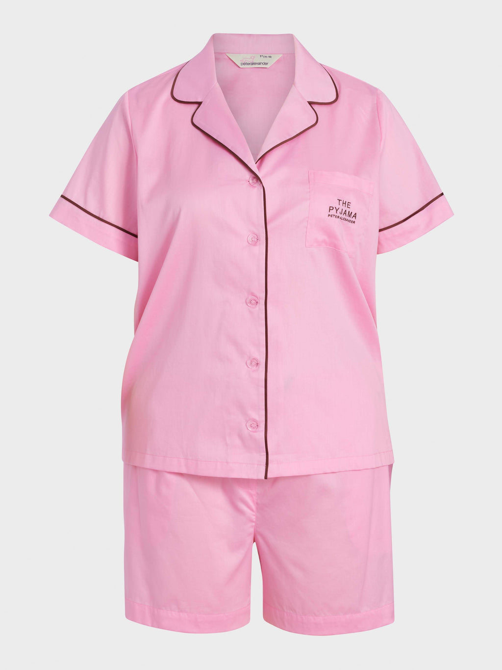P.A. Plus Sweet Strawberry 100% Soft Cotton Shortie Pj Set