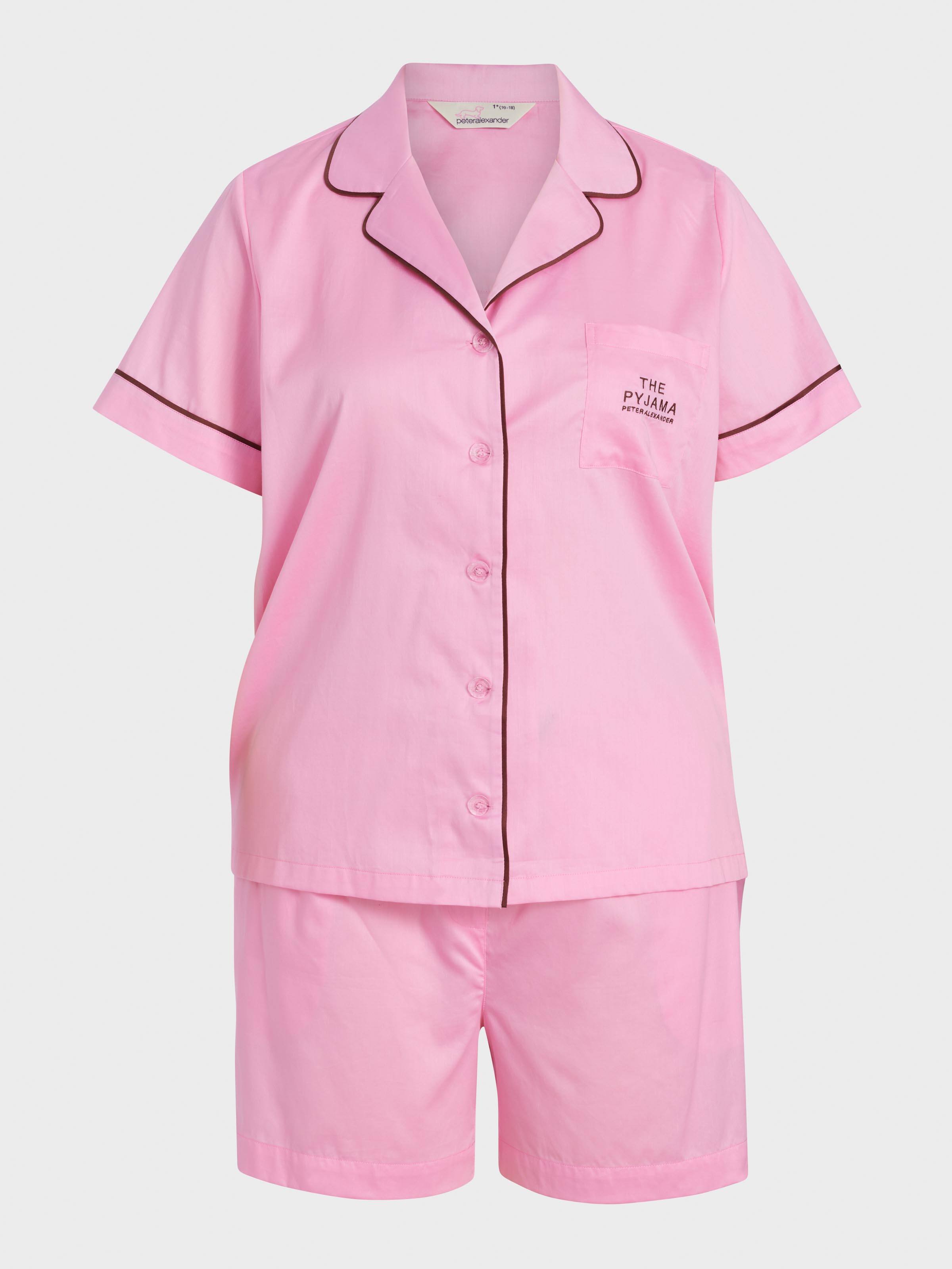 P.A. Plus Sweet Strawberry 100% Soft Cotton Shortie Pj Set