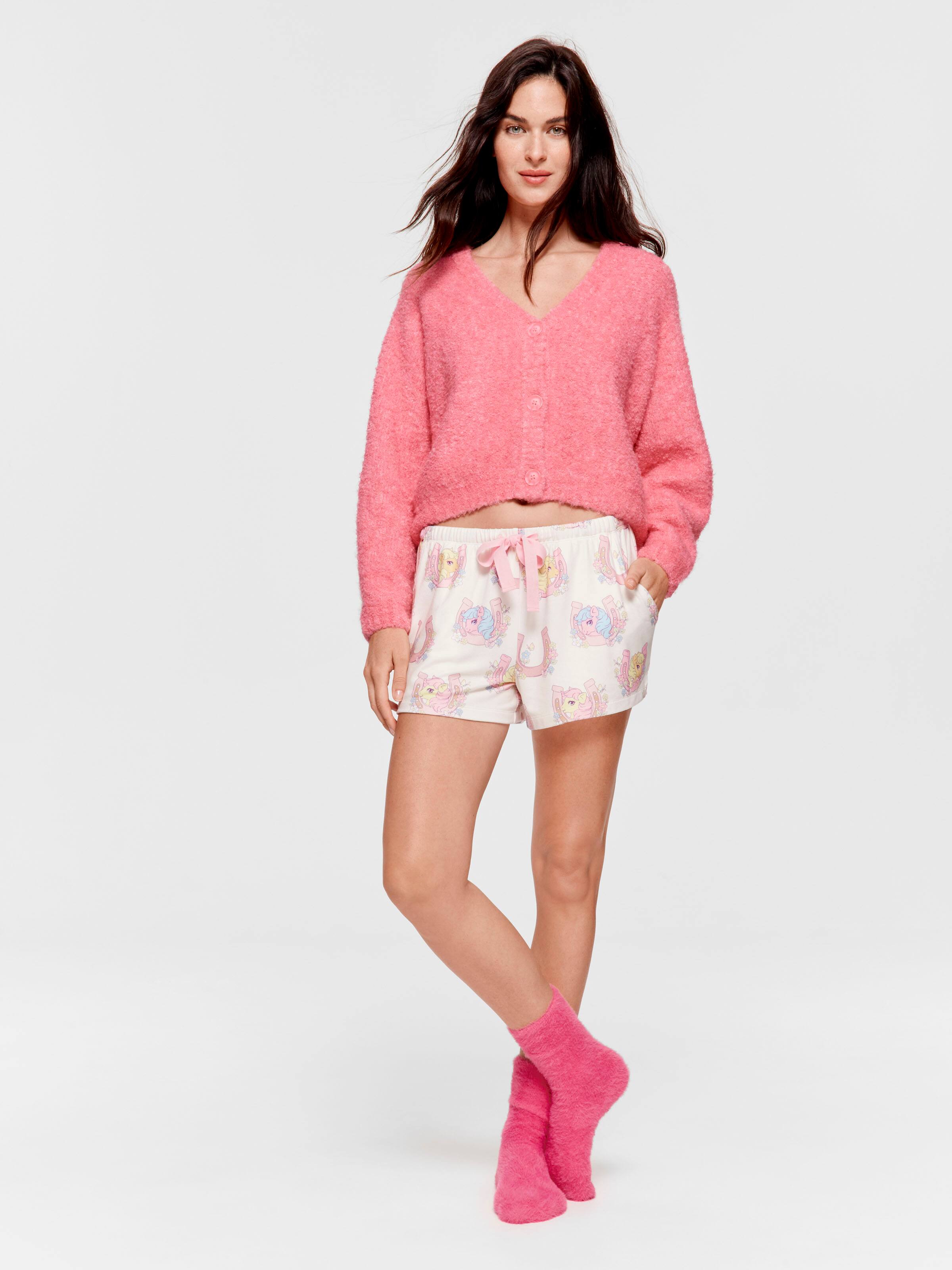 Pink Knit Cardi