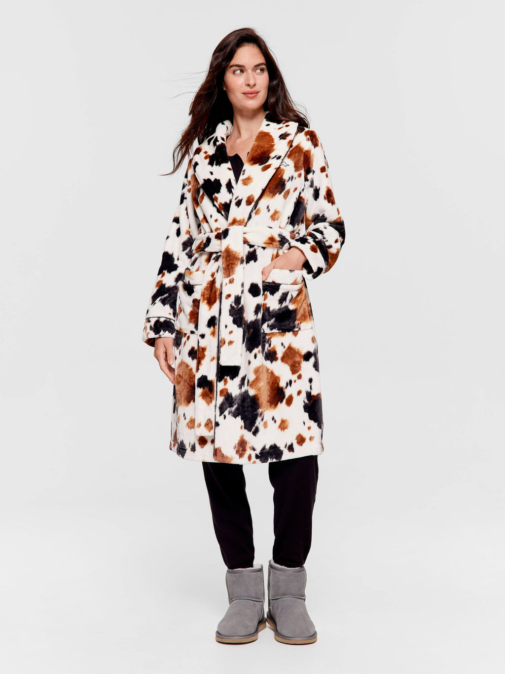 Cow Print Gown