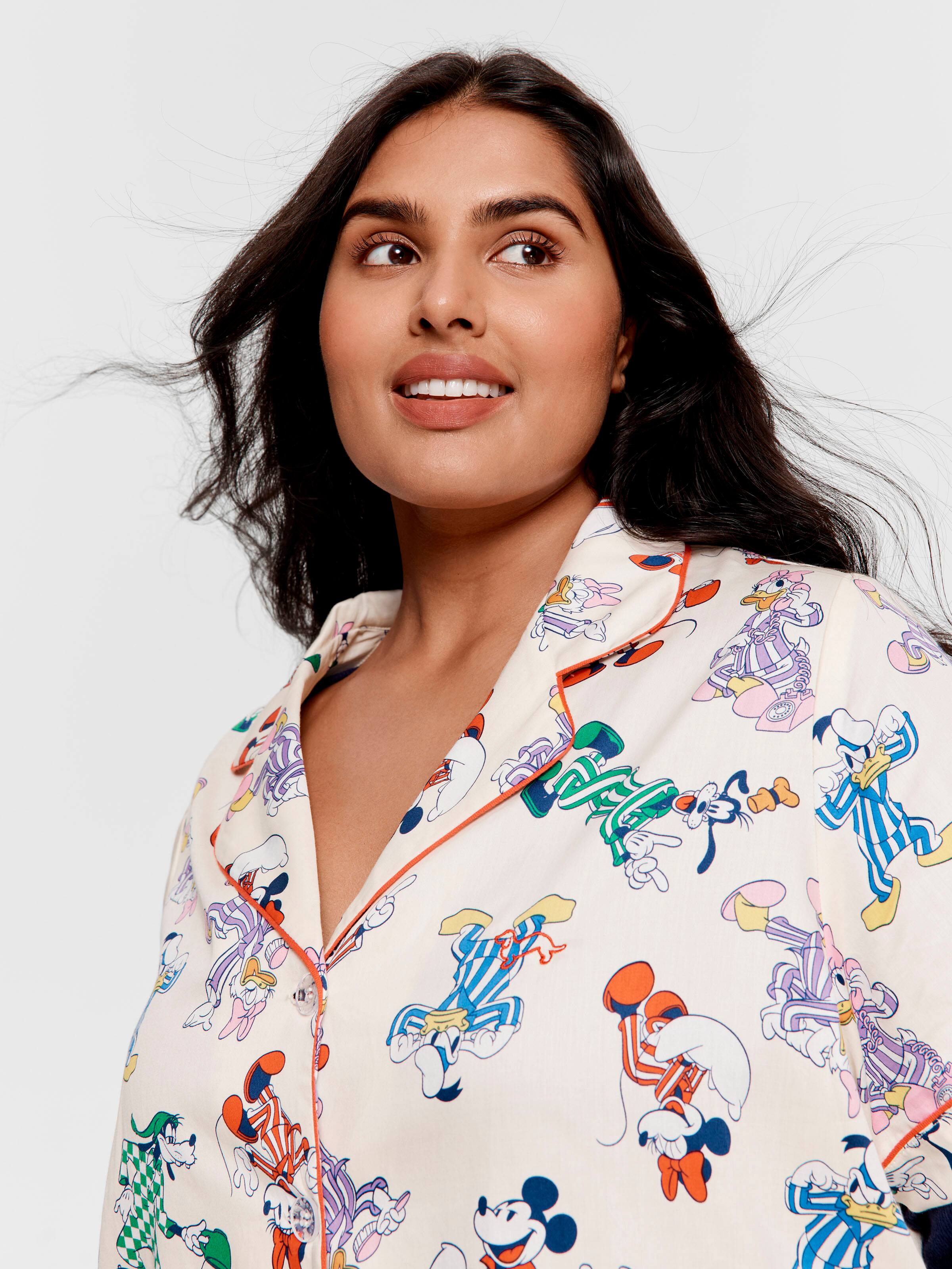 P.A. Plus  & Friends 100% Cotton Shortie Pj Set