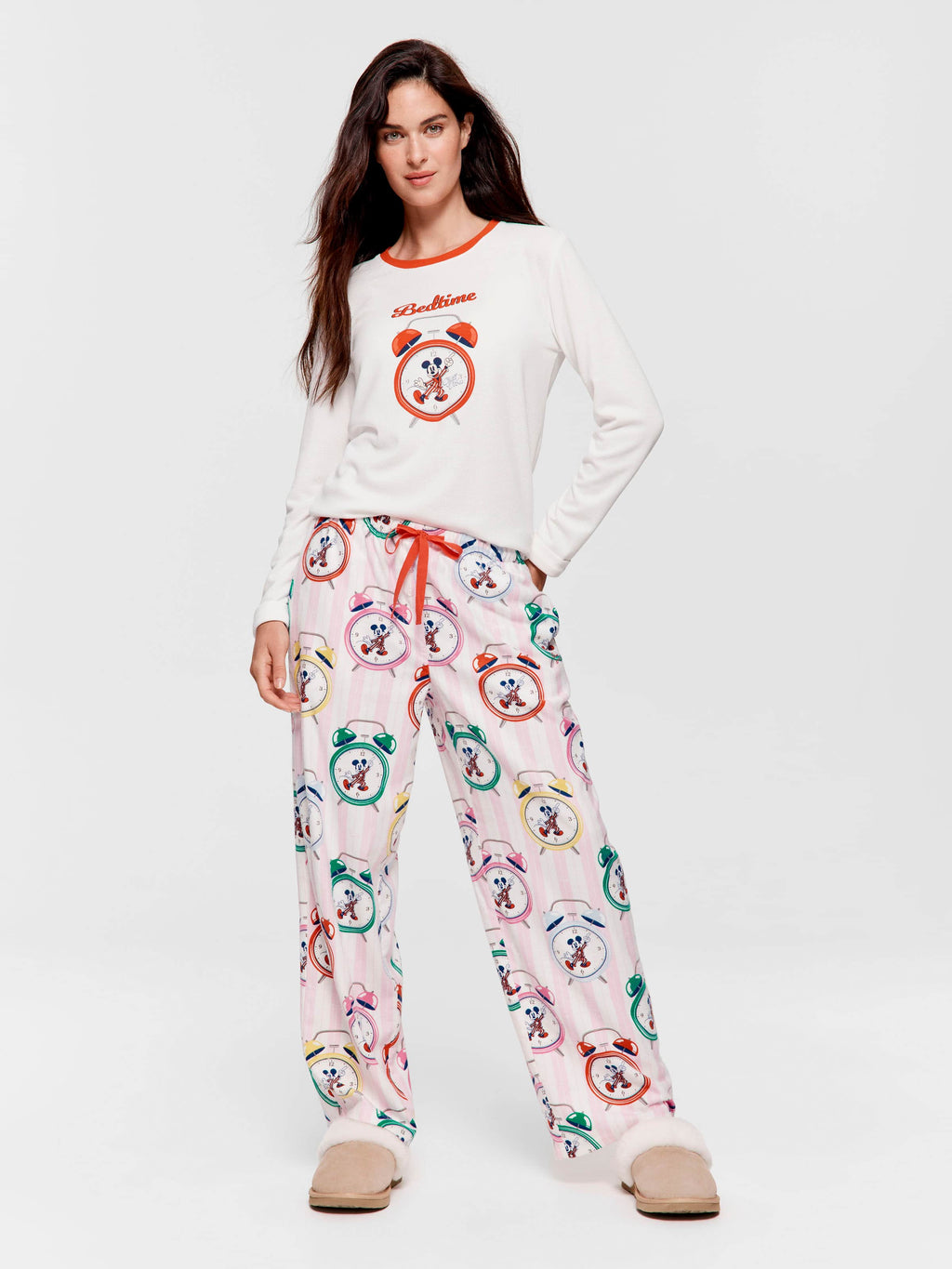 Clocks Bamboo Flannelette Classic Pj Pant