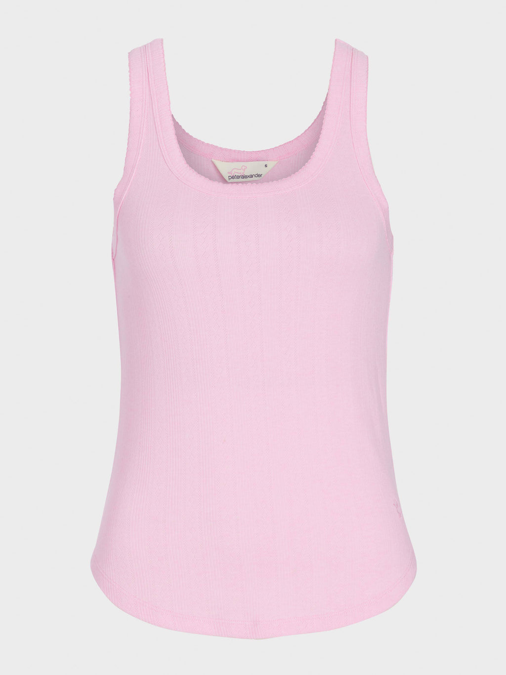 Pink Marle Soft Waffle Tank