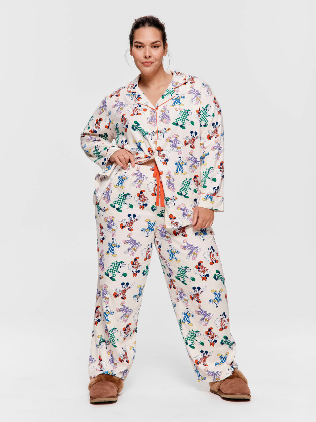 P.A. Plus  & Friends Bamboo Flannelette Classic Pj Set