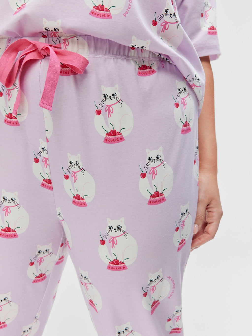 P.A. Plus Cherry Cat Easy Pj Pant