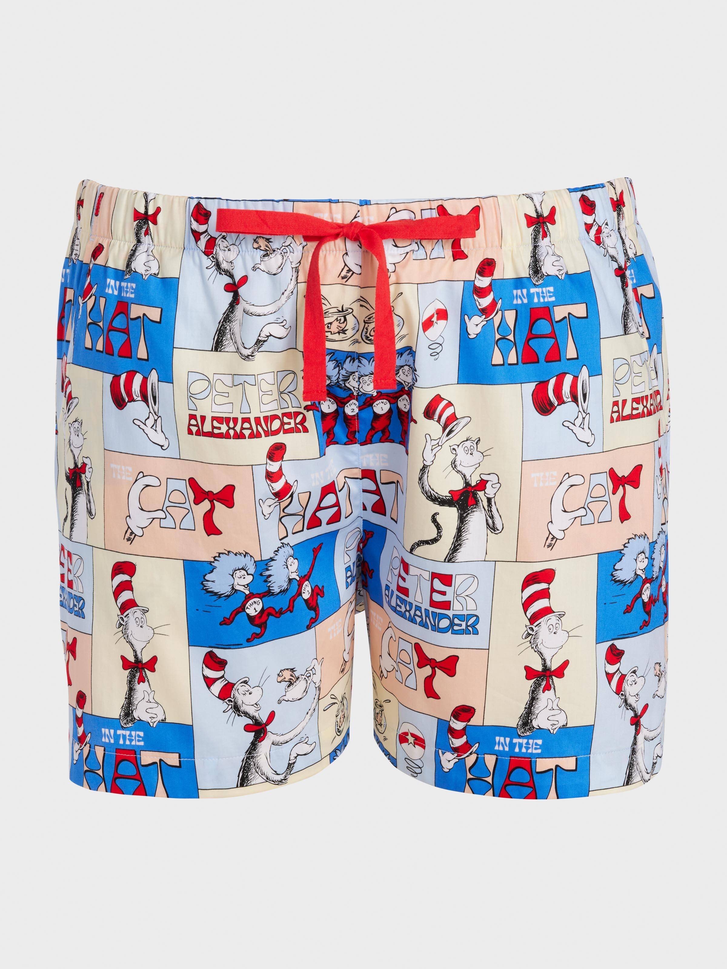 P.A. Plus Dr Seuss 100% Cotton Mid Short