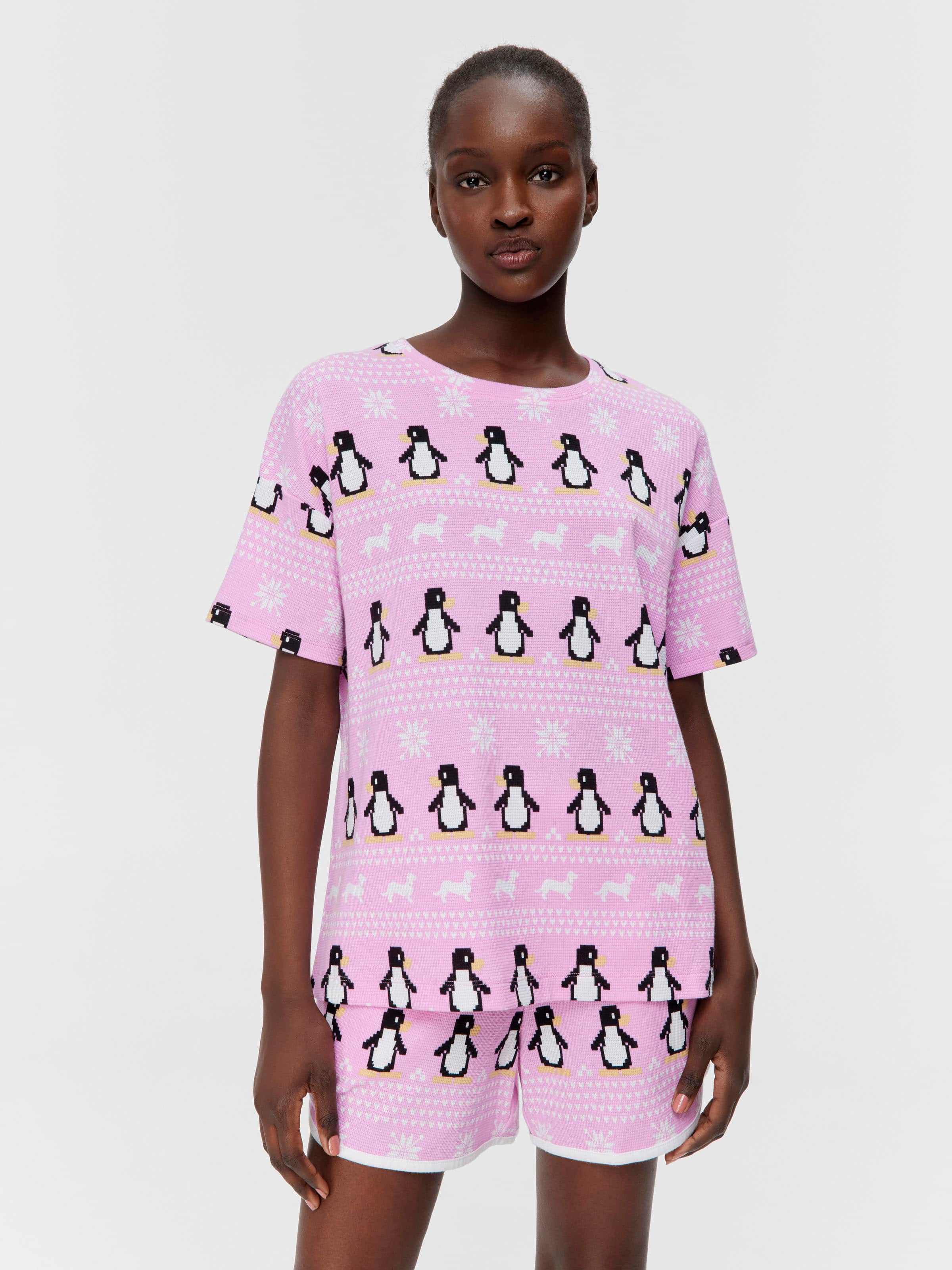 Penguin Waffle Mid Short