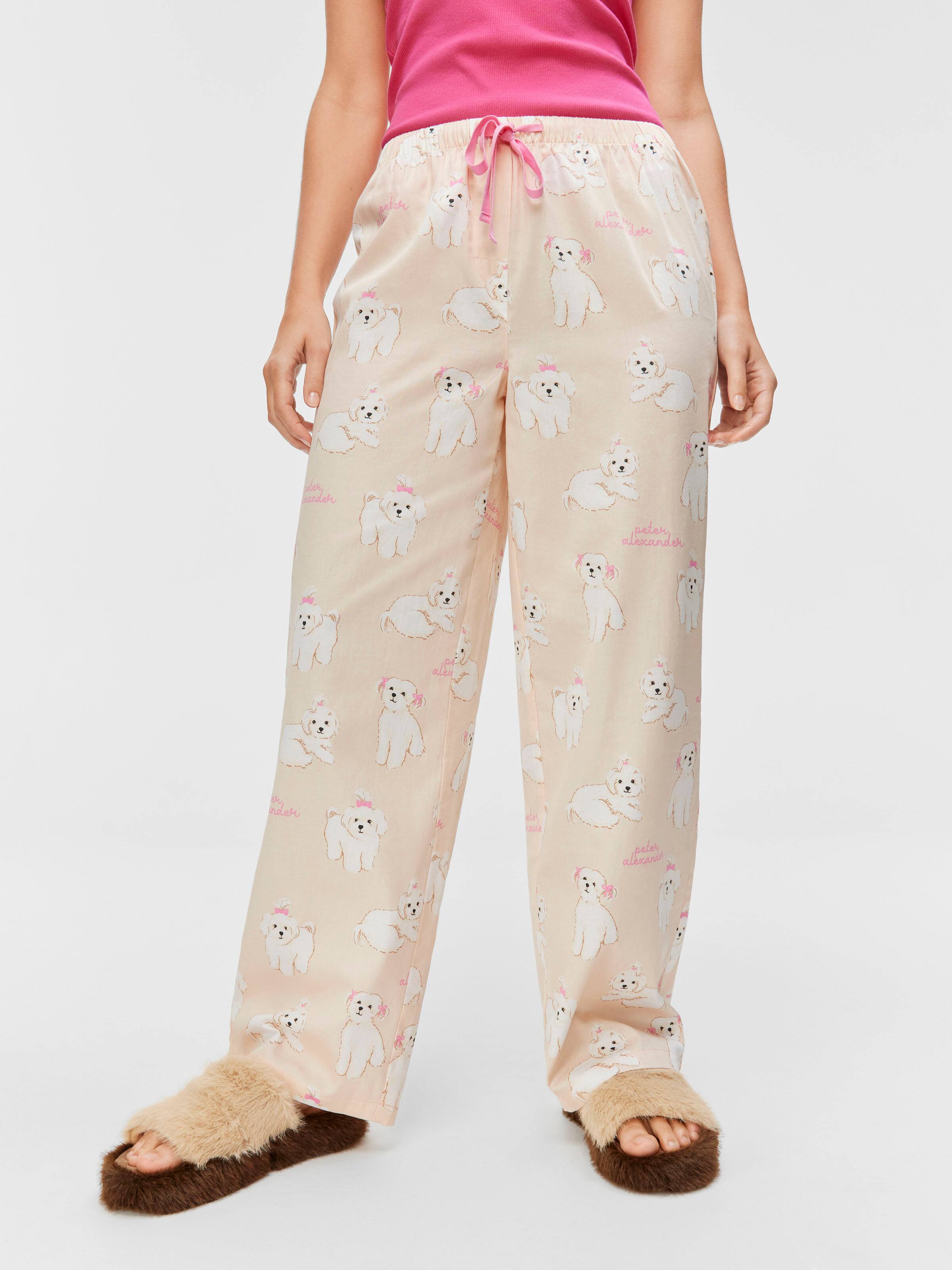 Maltese Dog 100% Cotton Classic Pj Pant