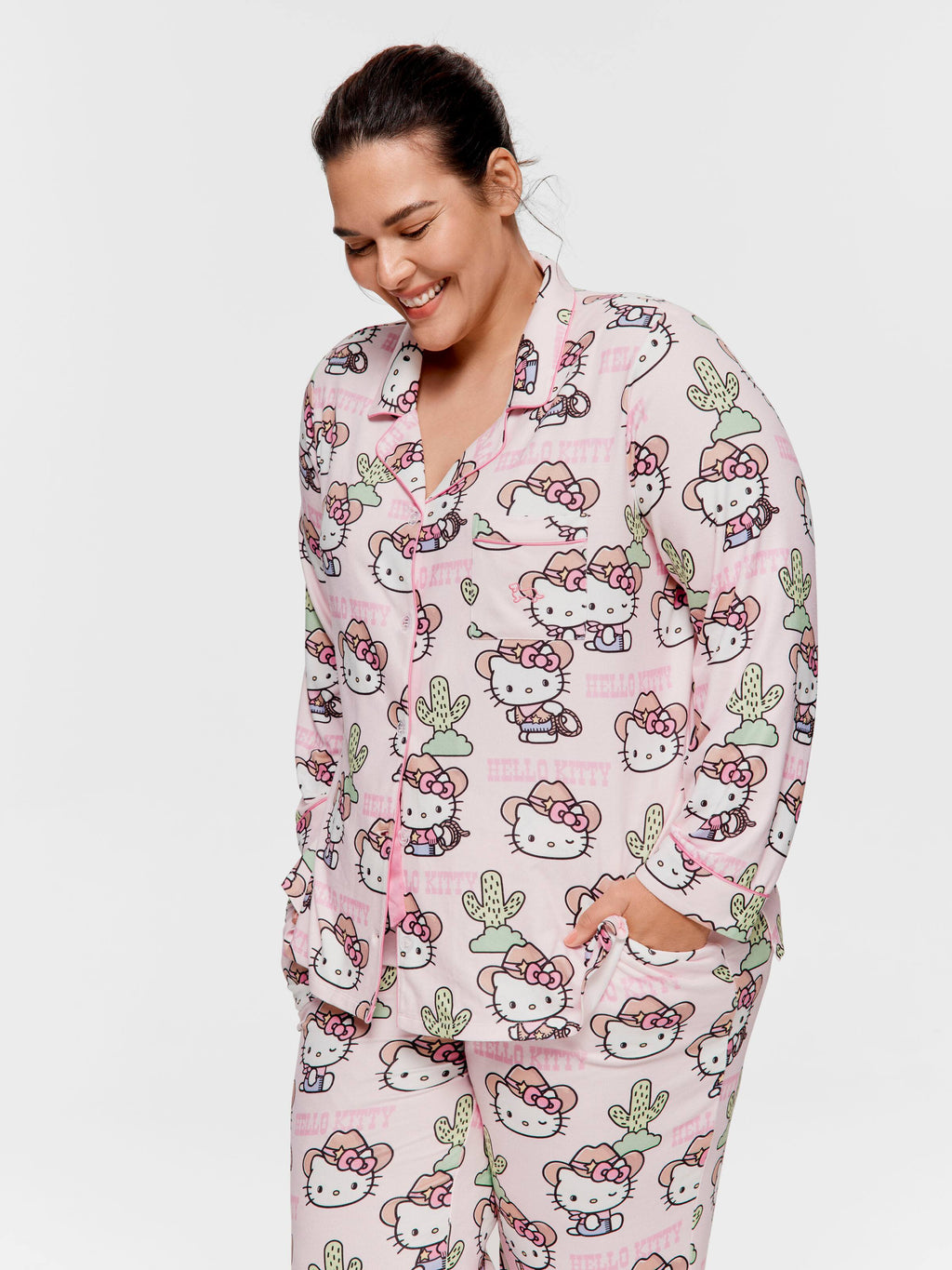 P.A. Plus Howdy  Plush Classic Pj Set