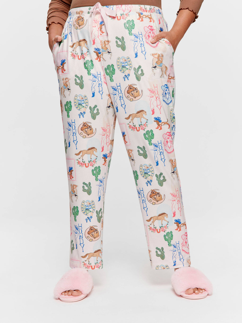 P.A. Plus Western Plush Tapered Pj Pant
