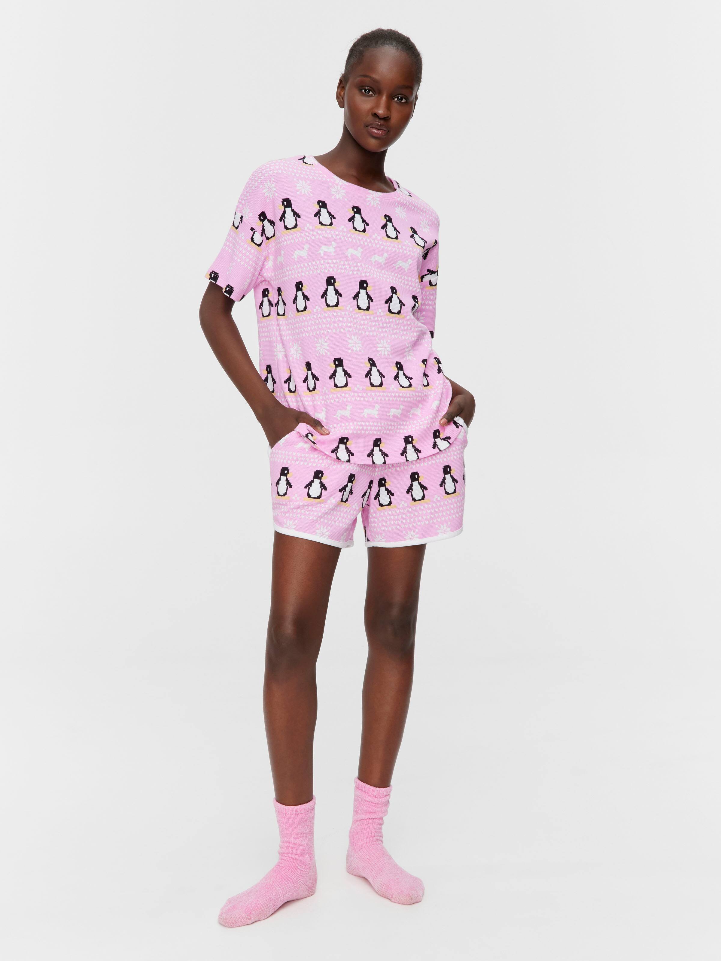 Penguin Waffle Tee