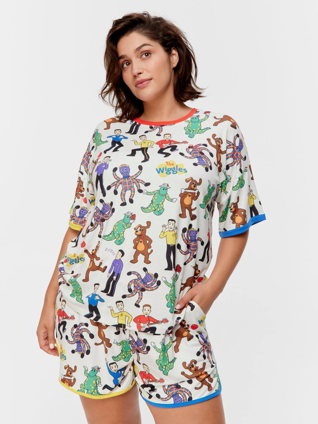 P.A. Plus The Wiggles Plush Shortie Pj Set