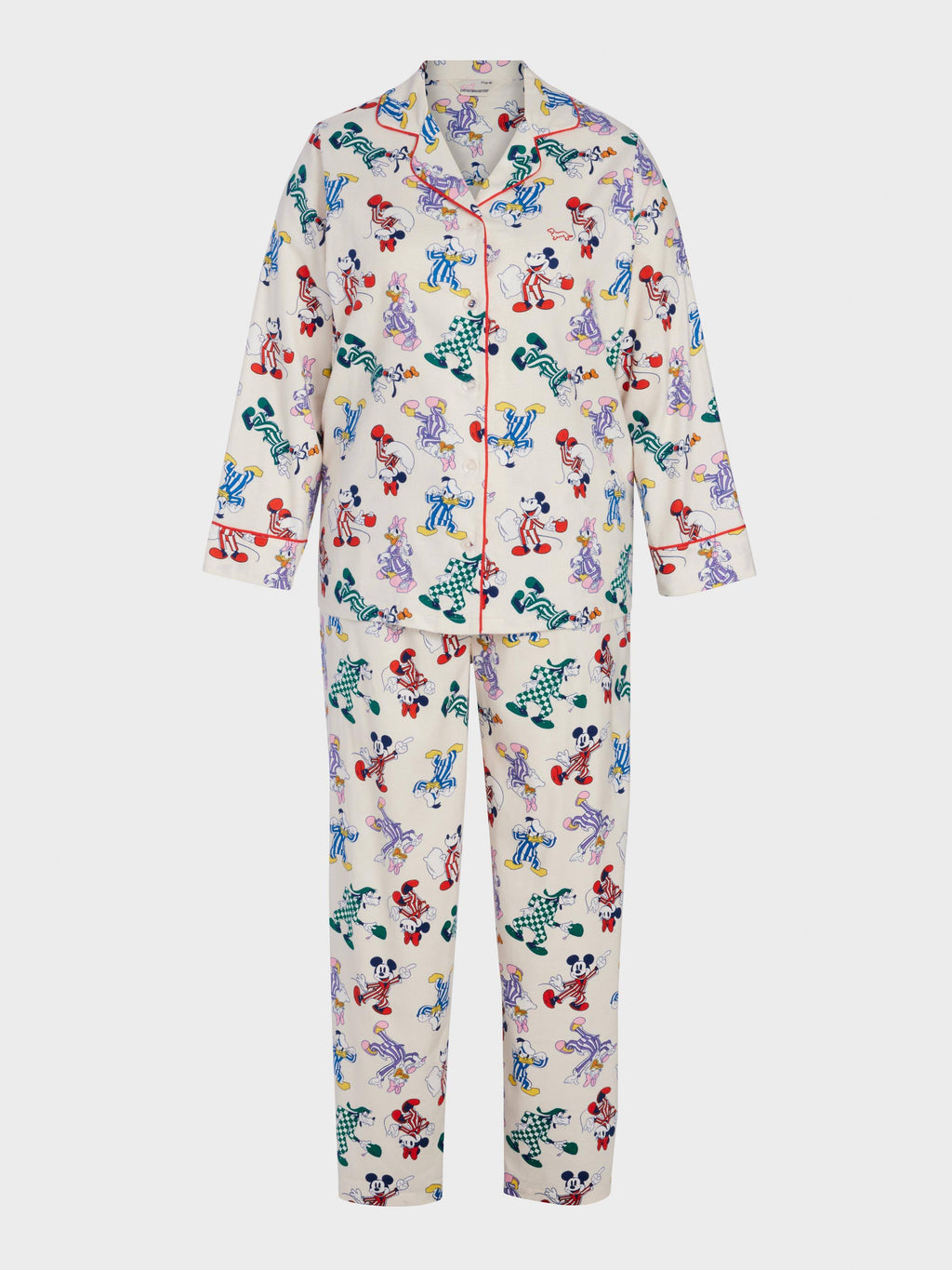 P.A. Plus  & Friends Bamboo Flannelette Classic Pj Set