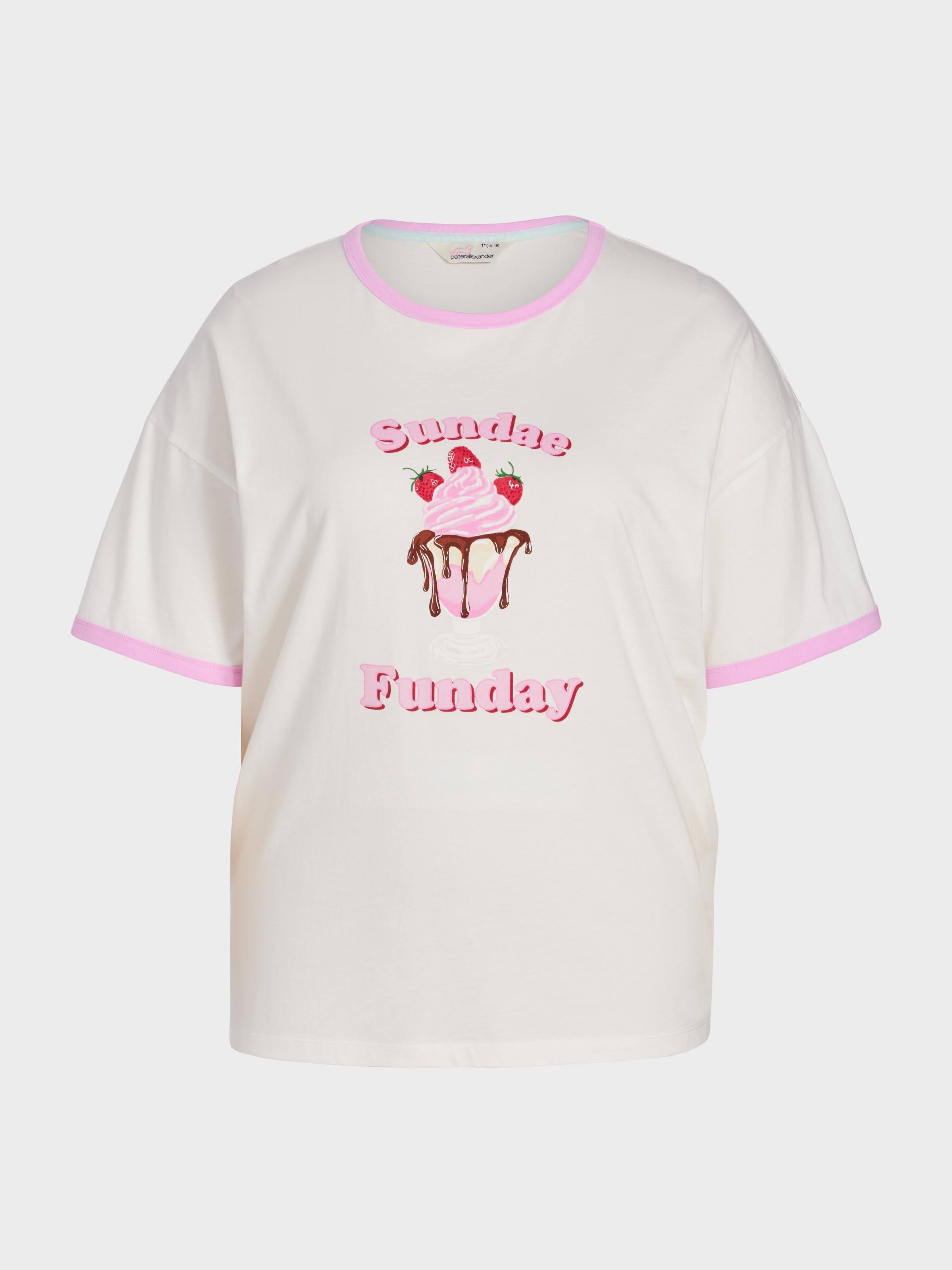 P.A. Plus Ice Cream Sundae 100% Cotton Oversized Tee