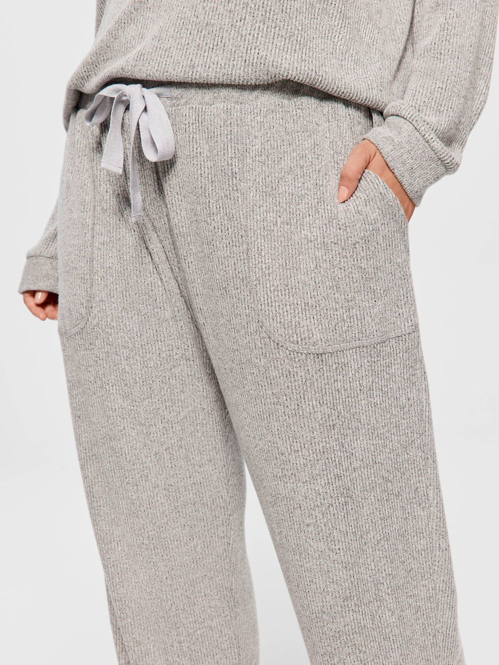 P.A. Plus Brushed Rib Straight Leg Pj Pant