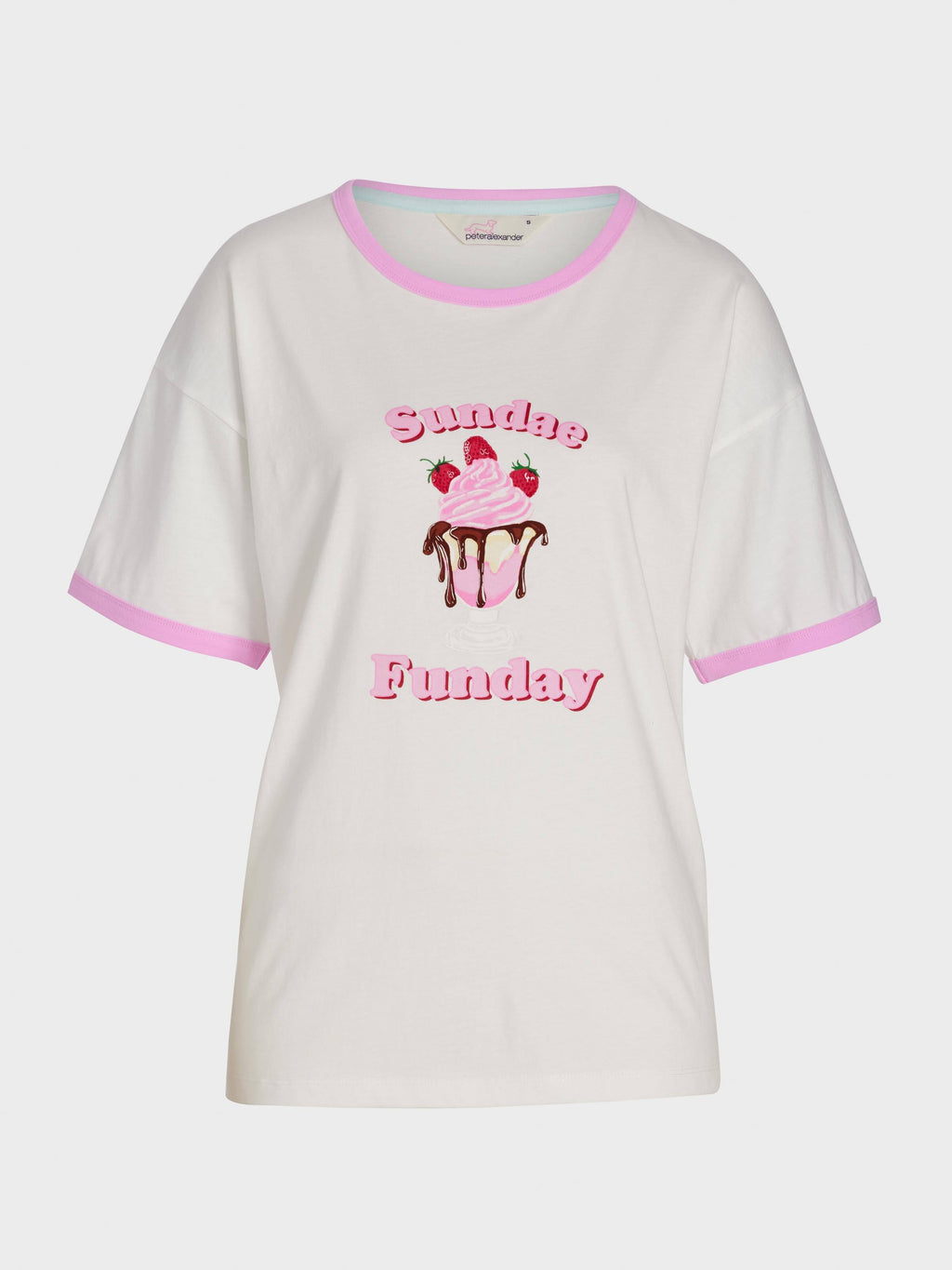 Ice Cream Sundae 100% Cotton Oversized Tee