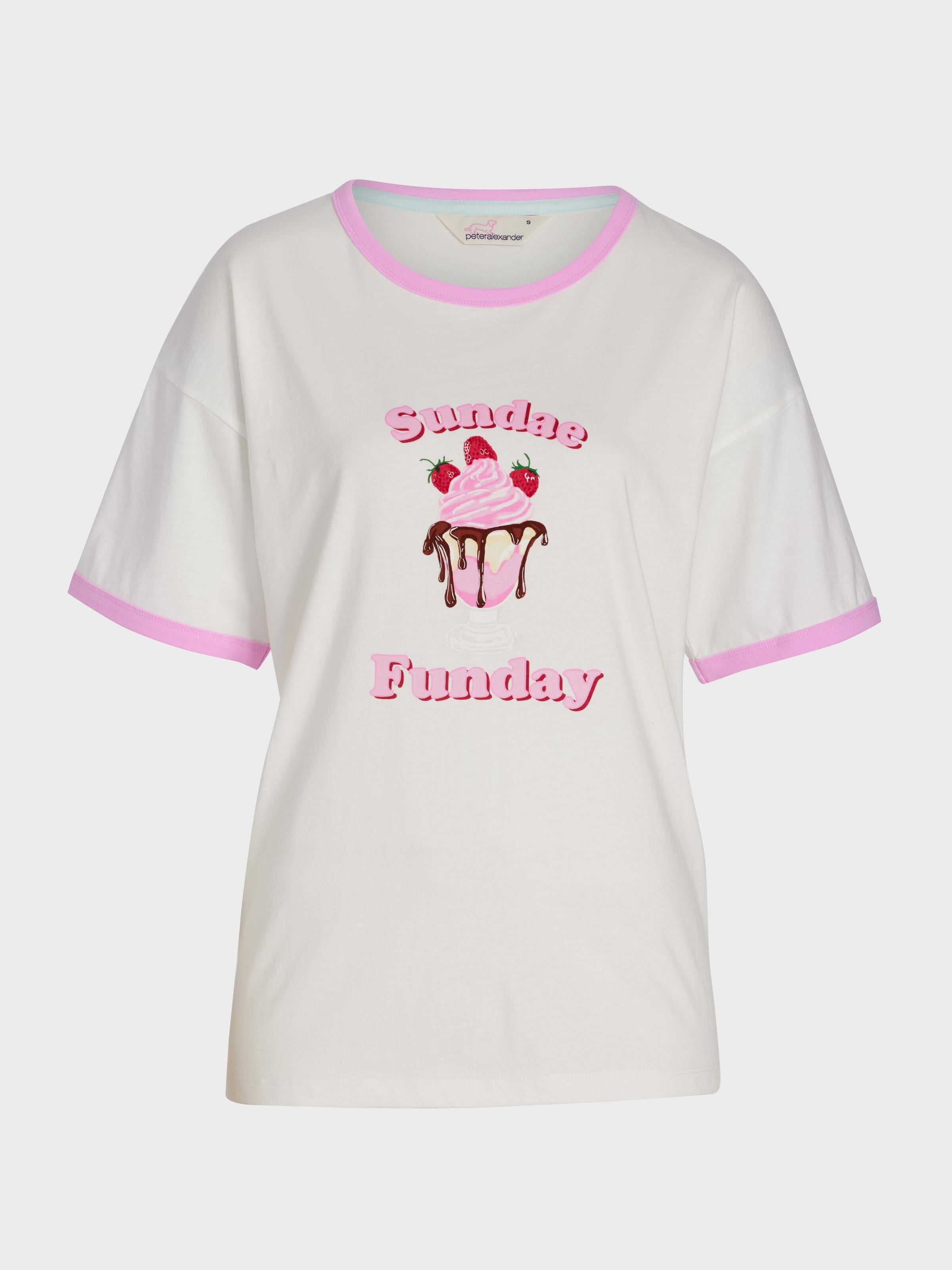 Ice Cream Sundae 100% Cotton Oversized Tee