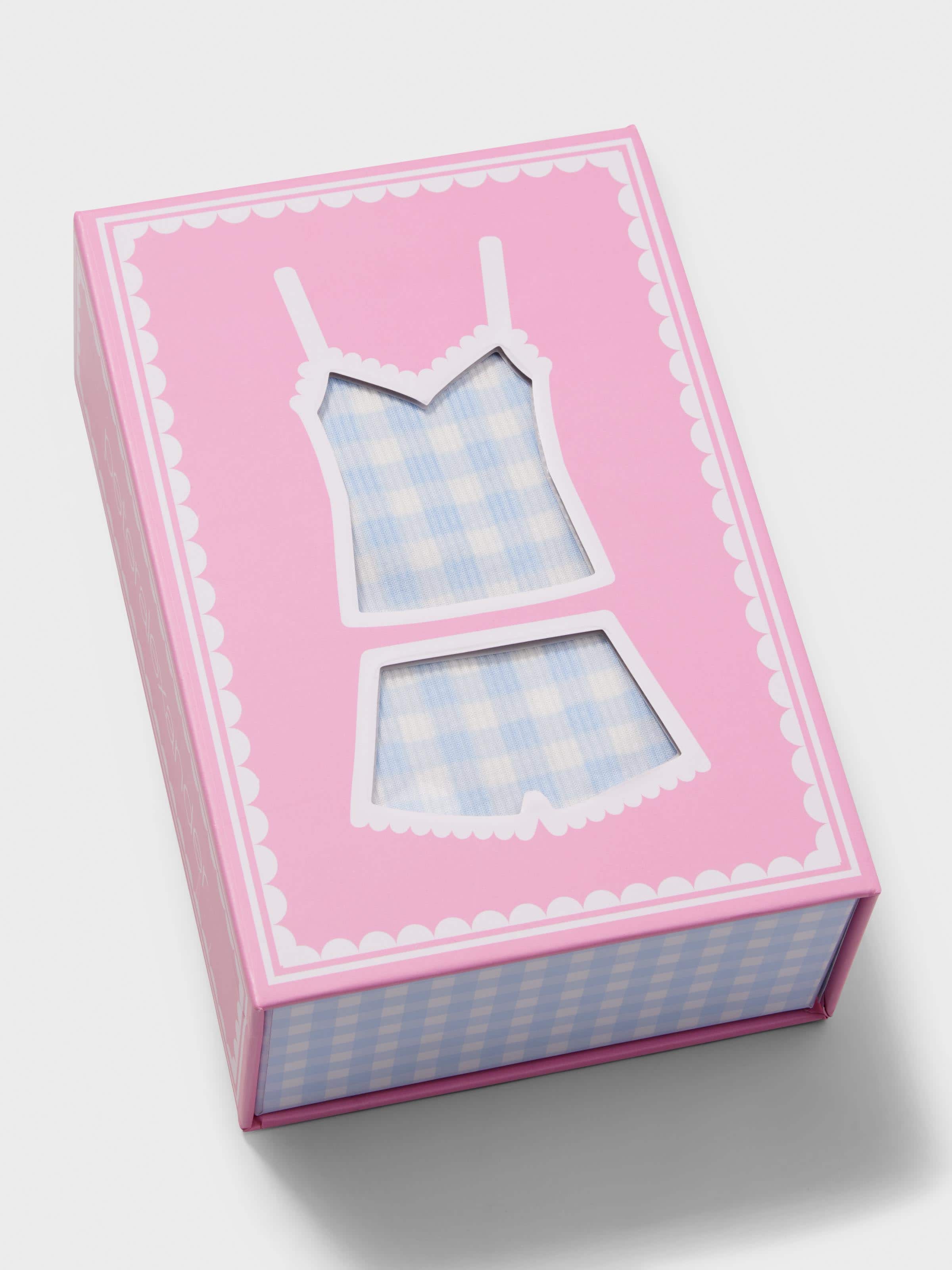 Pretty Blue Gingham Set