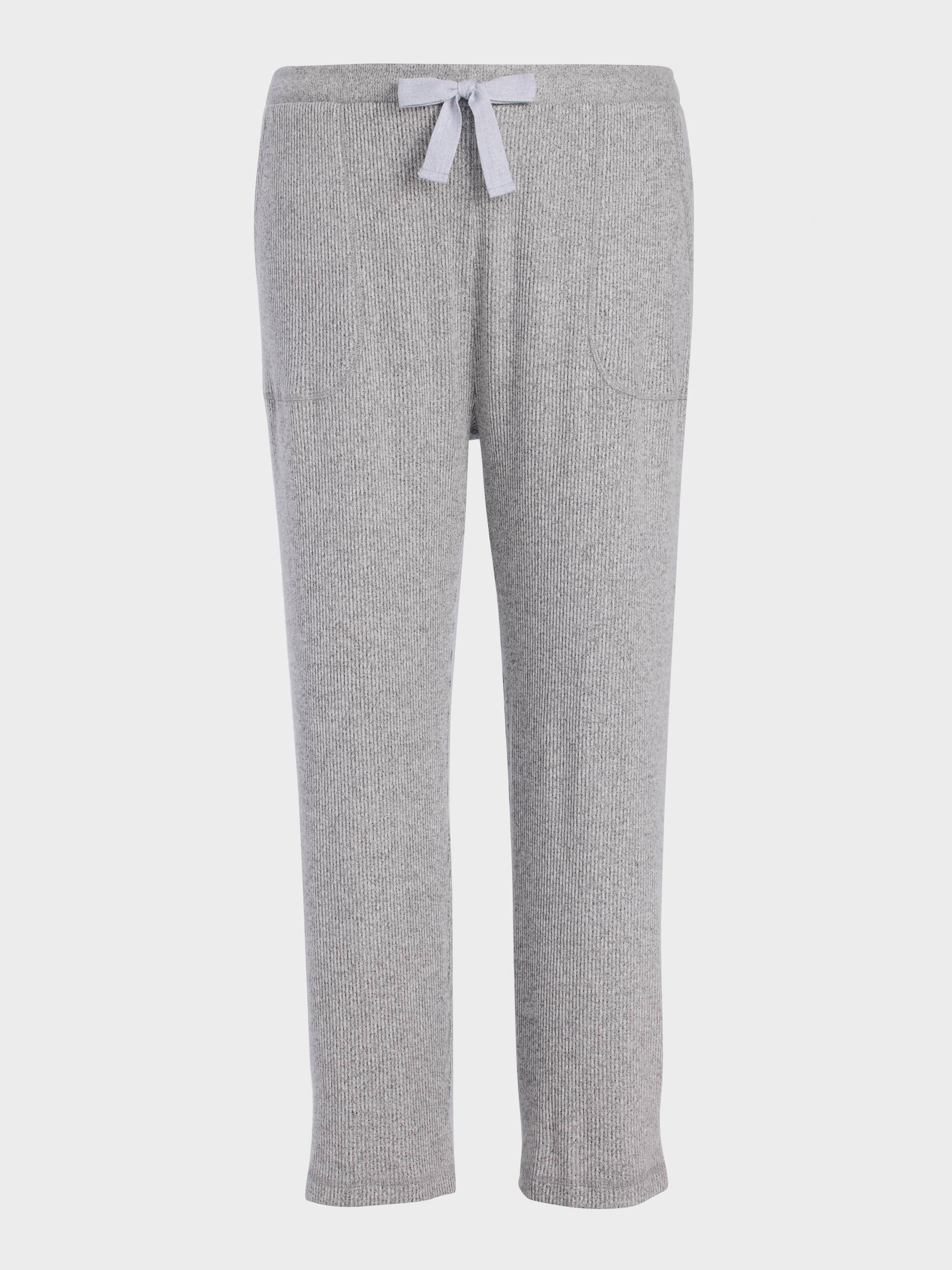 P.A. Plus Brushed Rib Straight Leg Pj Pant