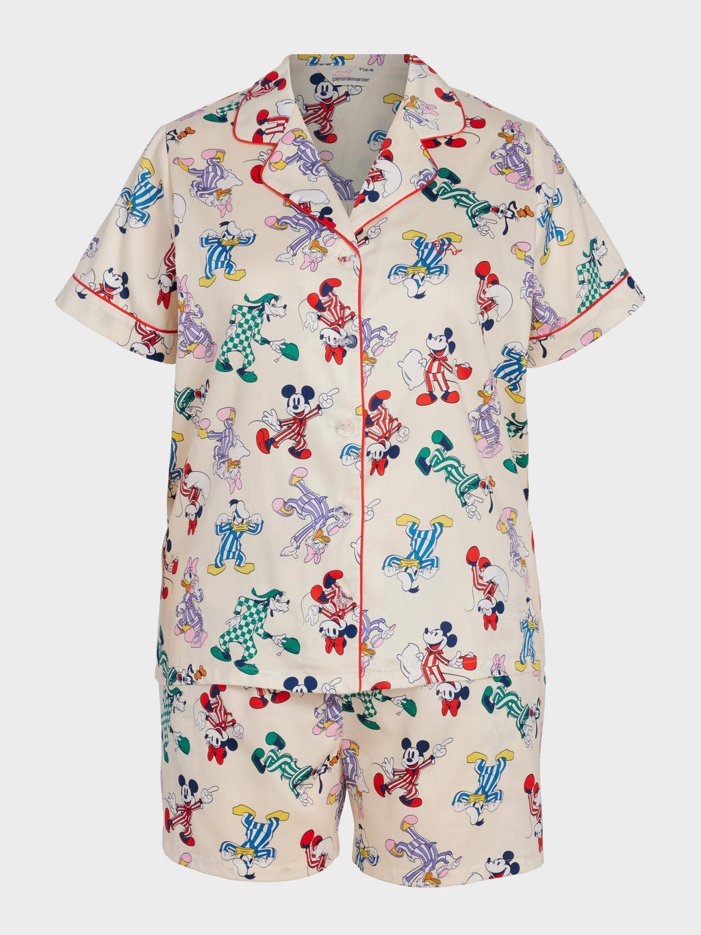 P.A. Plus  & Friends 100% Cotton Shortie Pj Set