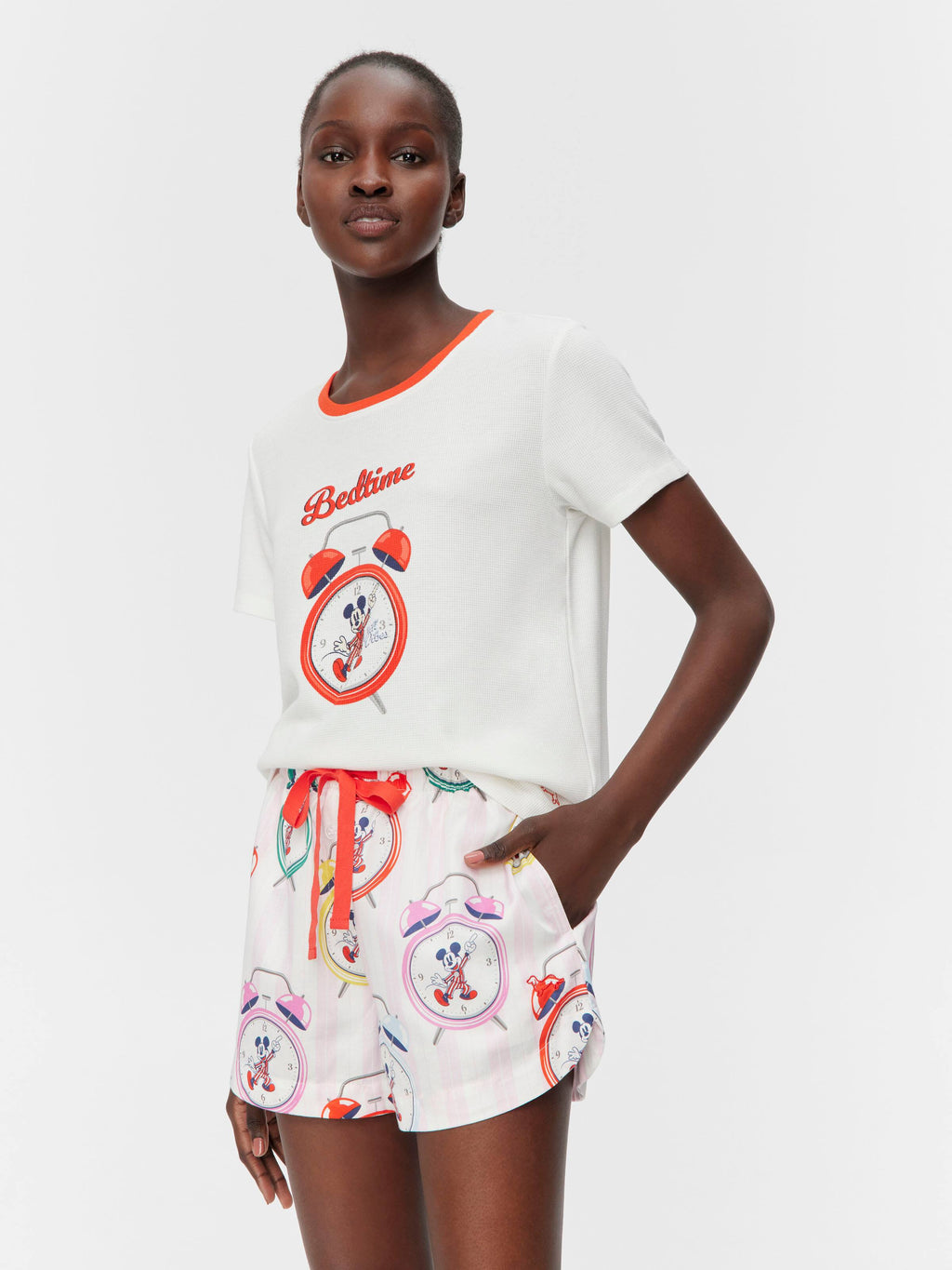 Clocks 100% Cotton Mid Short