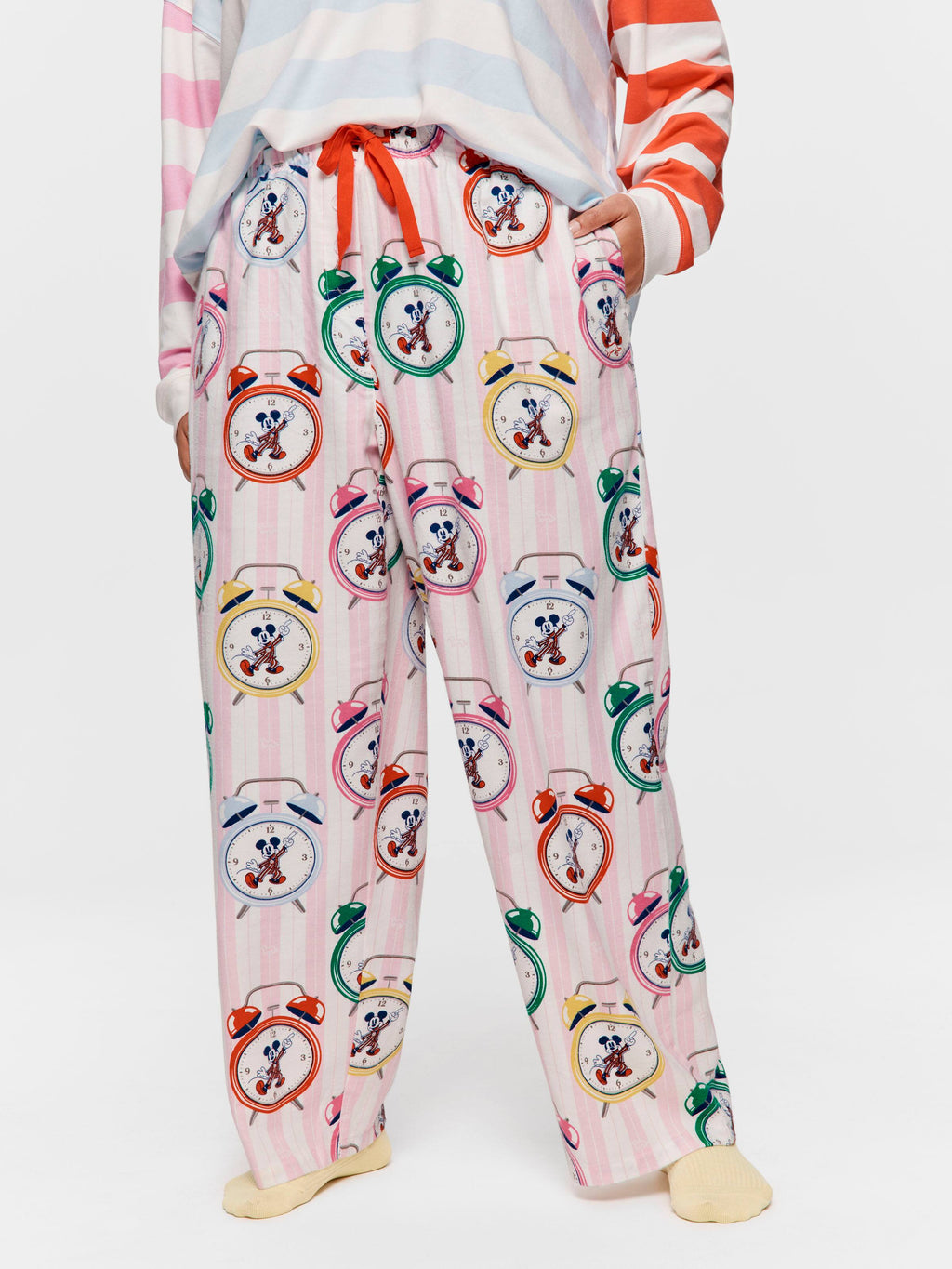 P.A. Plus  Clocks Bamboo Flannelette Classic Pj Pant