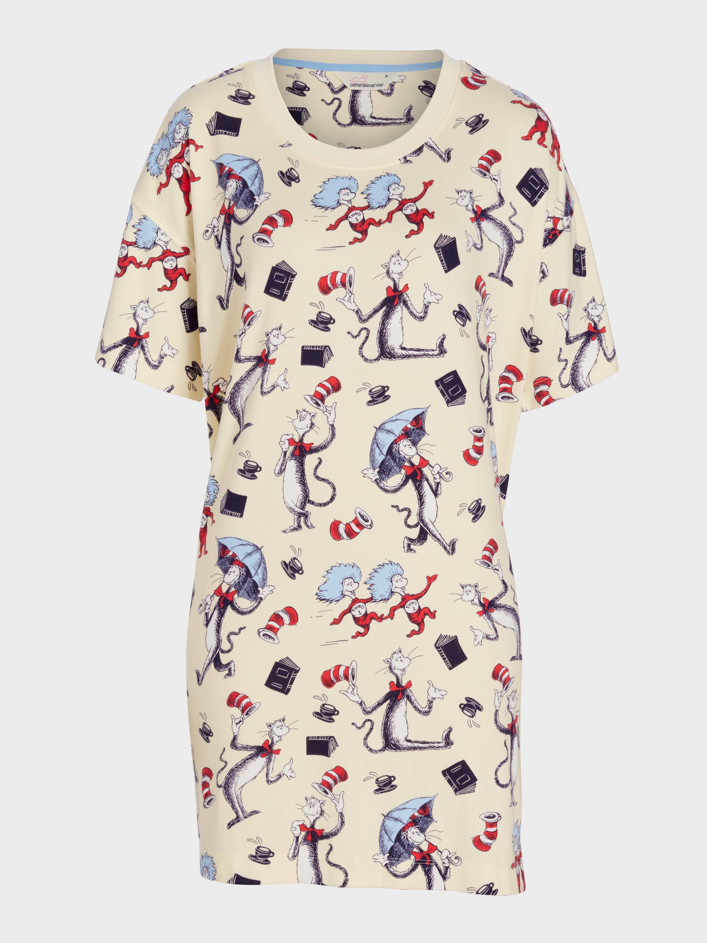 Dr Seuss Plush Split Hem Sleep Tee