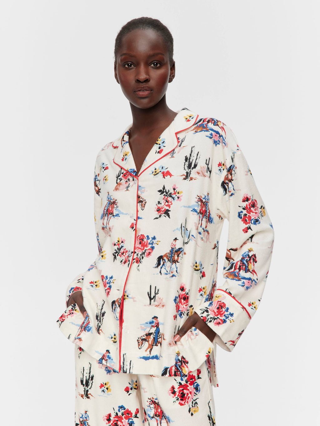 Cowboy Bamboo Flannelette Classic Pj Set