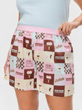 P.A. Plus Ice Cream 100% Cotton Mid Short