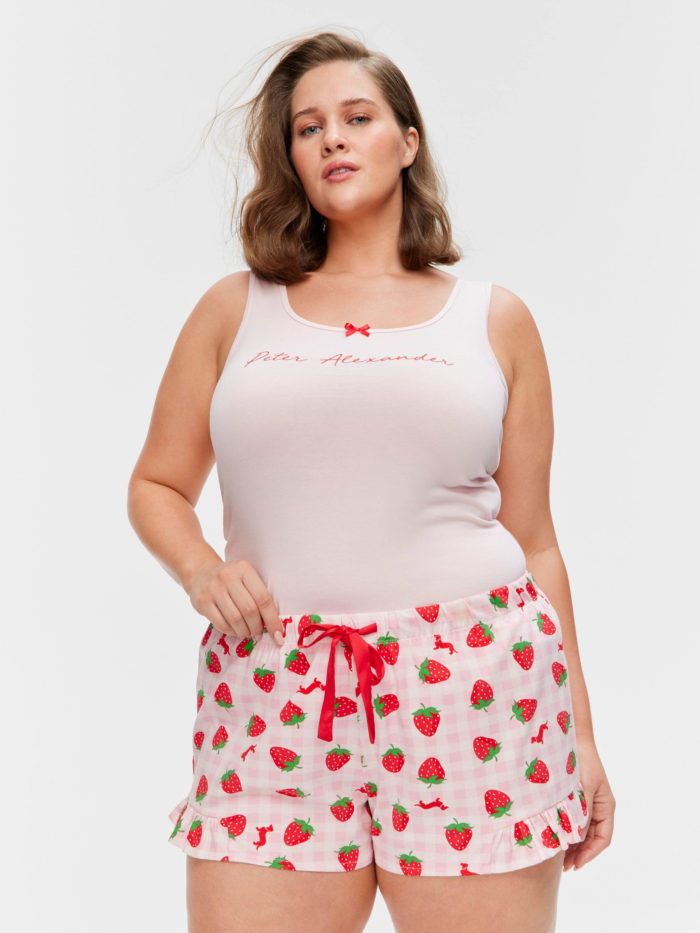 P.A. Plus Strawberry Mini Flutter Short