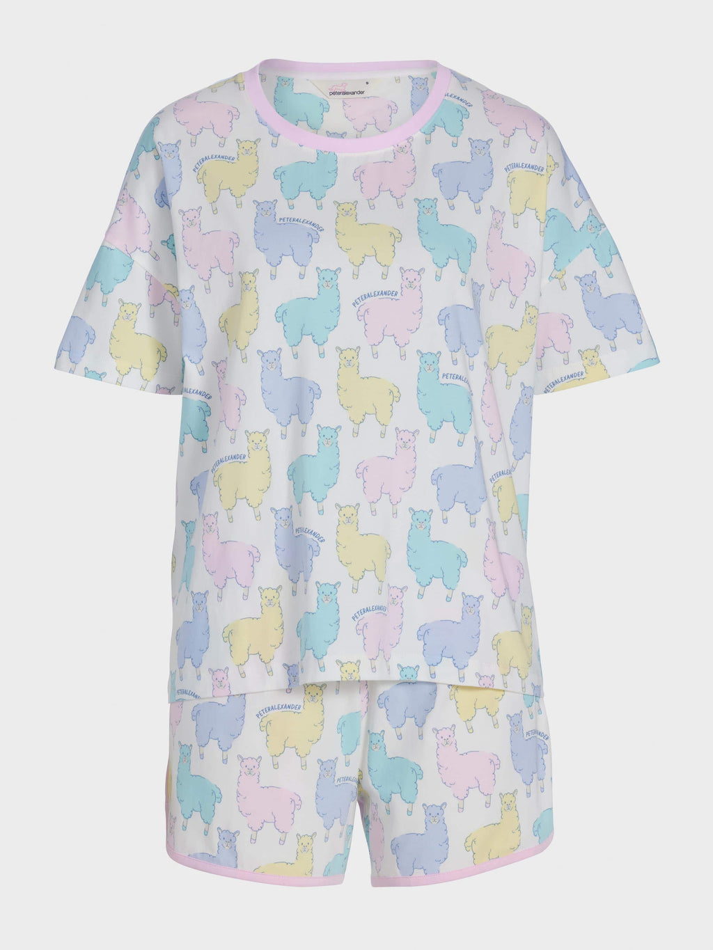 Pastel Llamas Pj Set